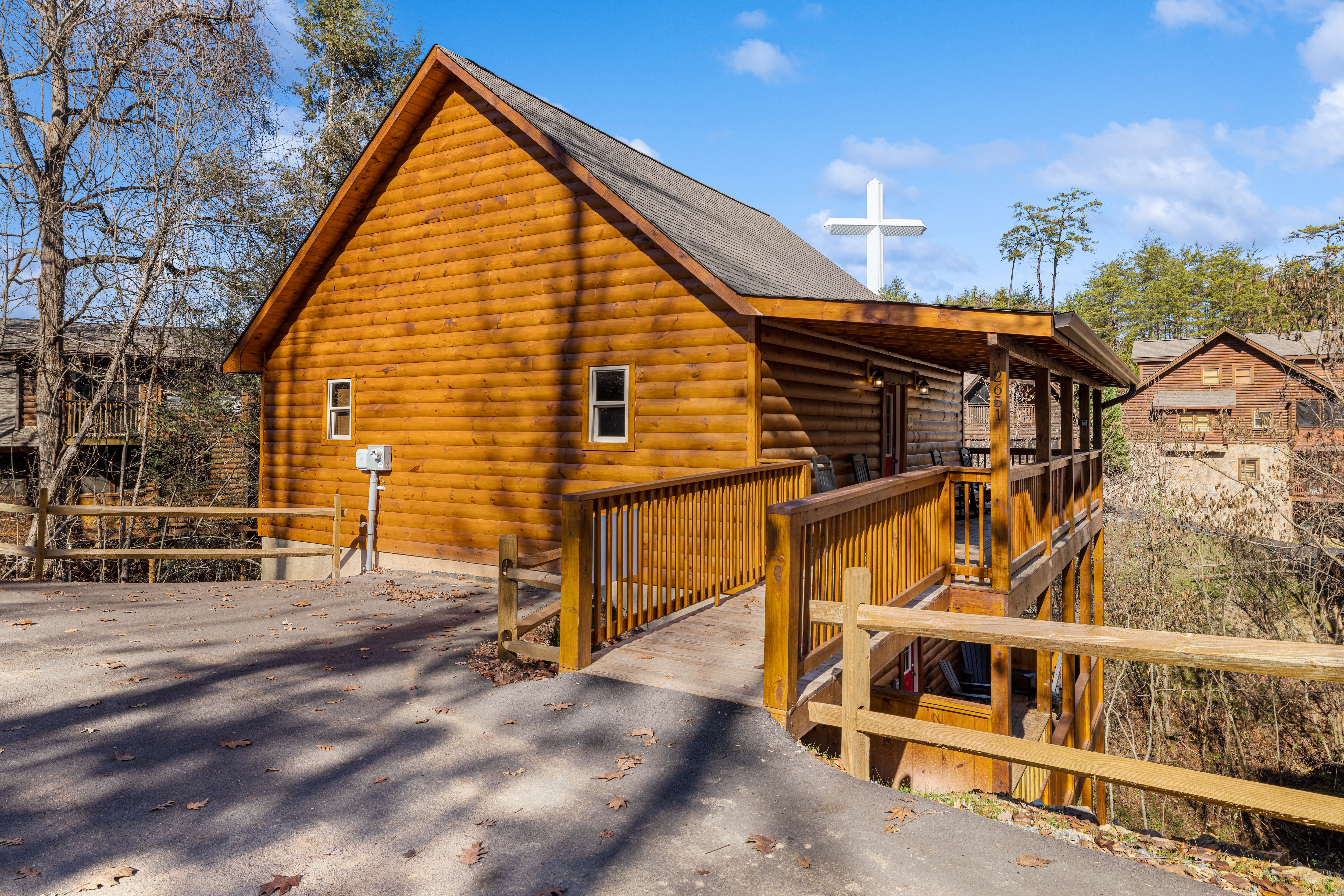 Property Image 1 - The "Red Bird Cabin" is a newly built 2 bed/2 bath cabin less than a mile from Pigeon Forge.