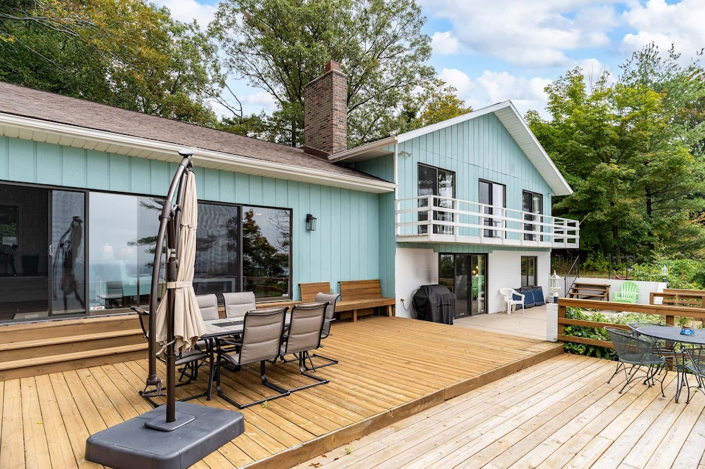 Back Patio off Main Living Area
