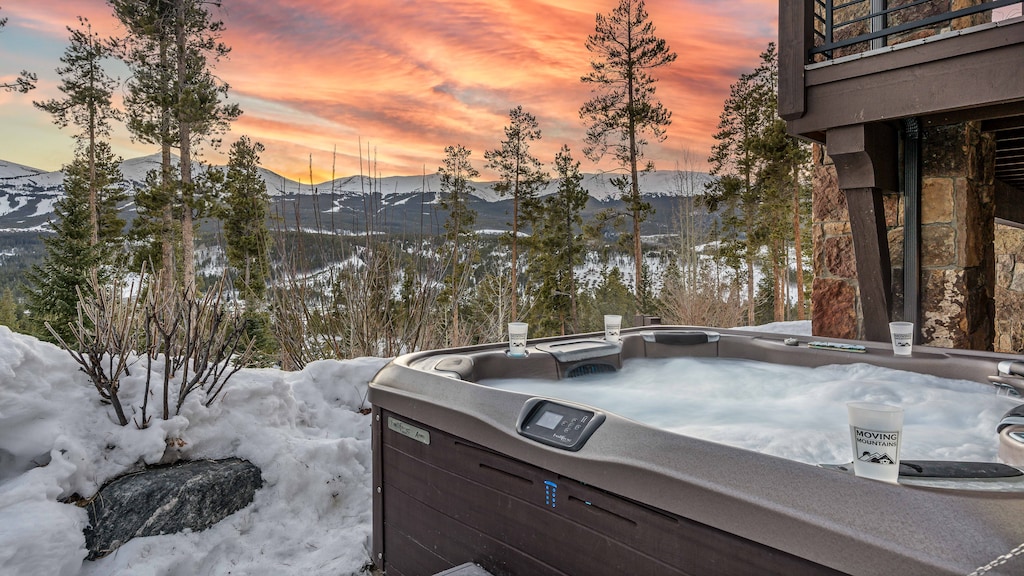 Hot tub with views
