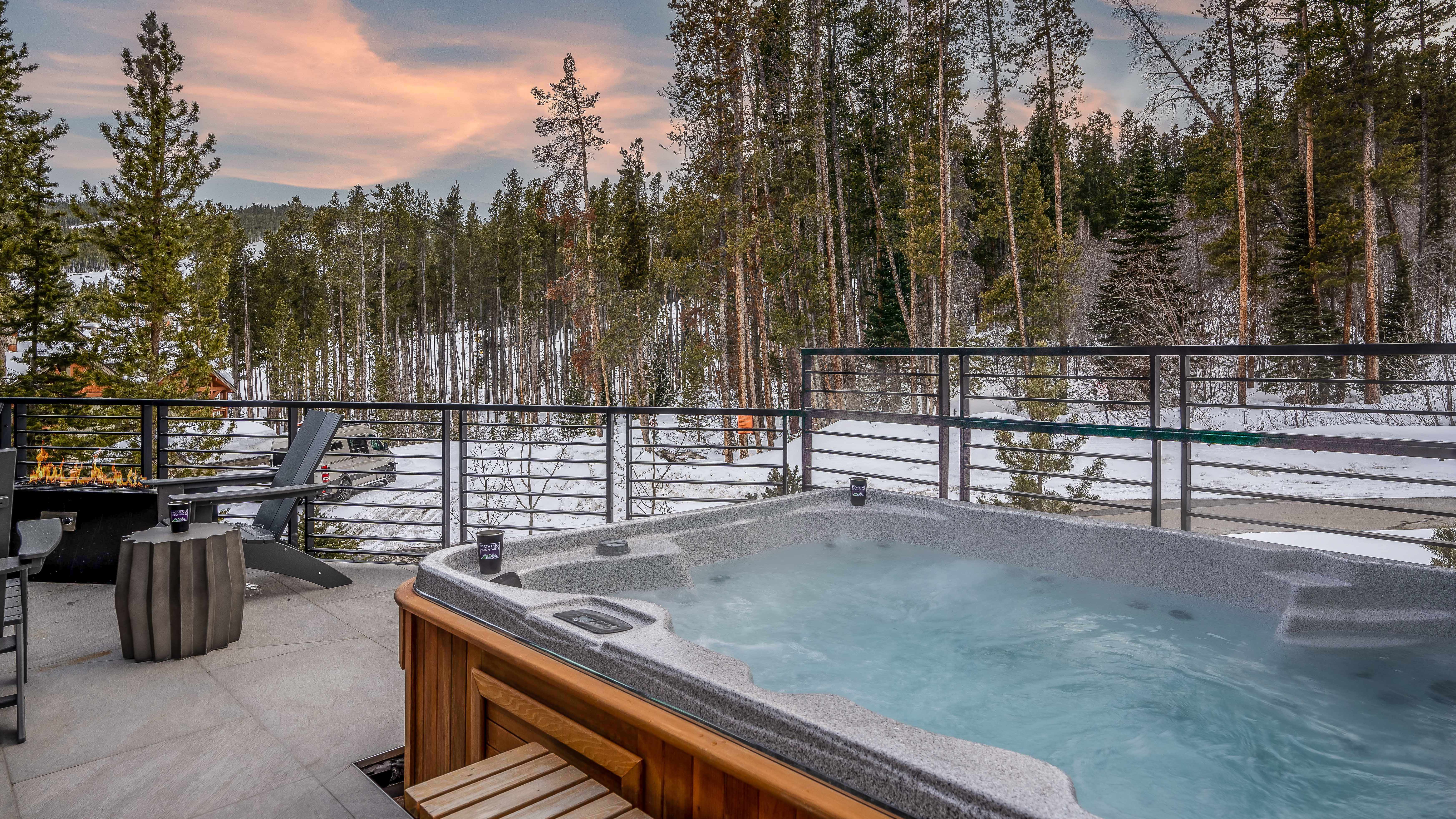 Hot tub 1 on the main deck