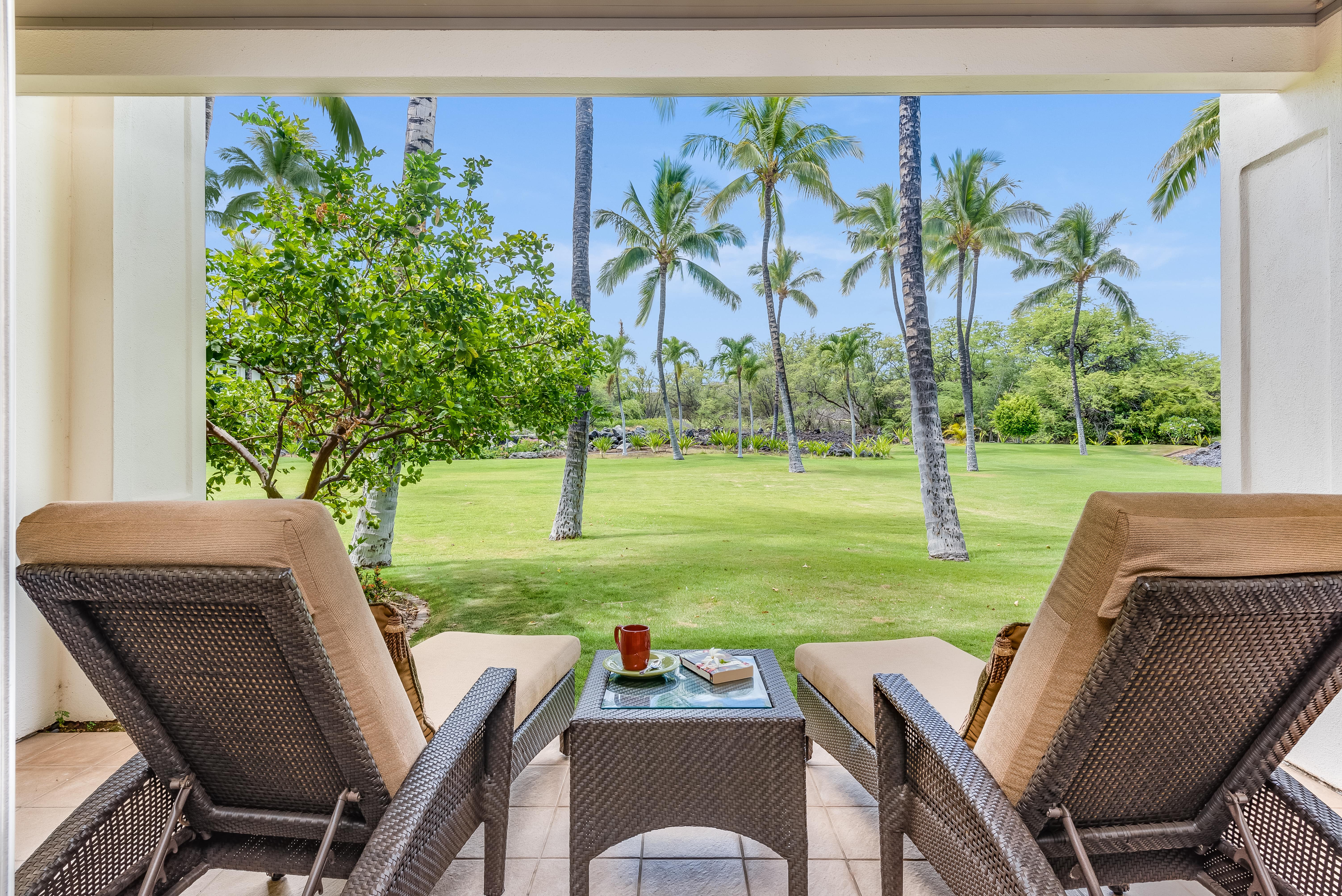 Lovely Lounging Space Outside the Living Room