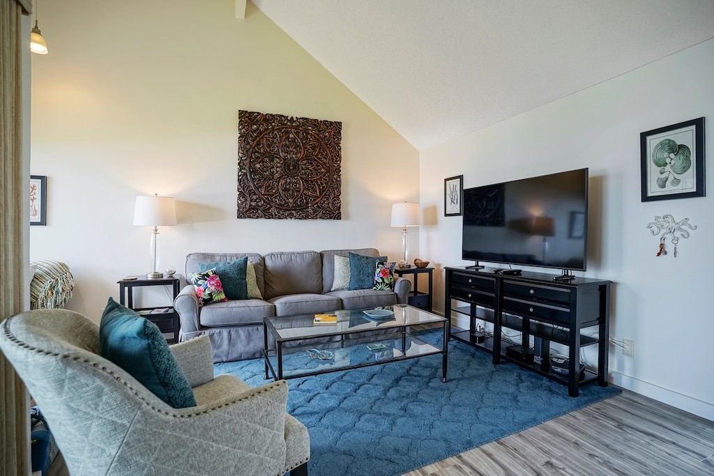 Airy, comfortable living space.