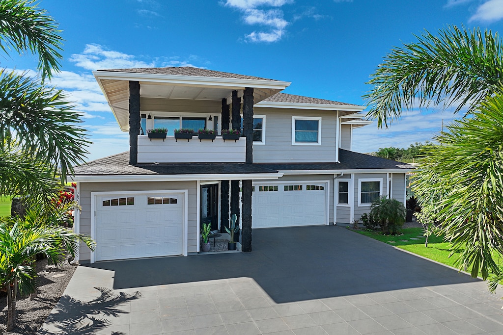 Modern front view of the property with a clean and inviting design.