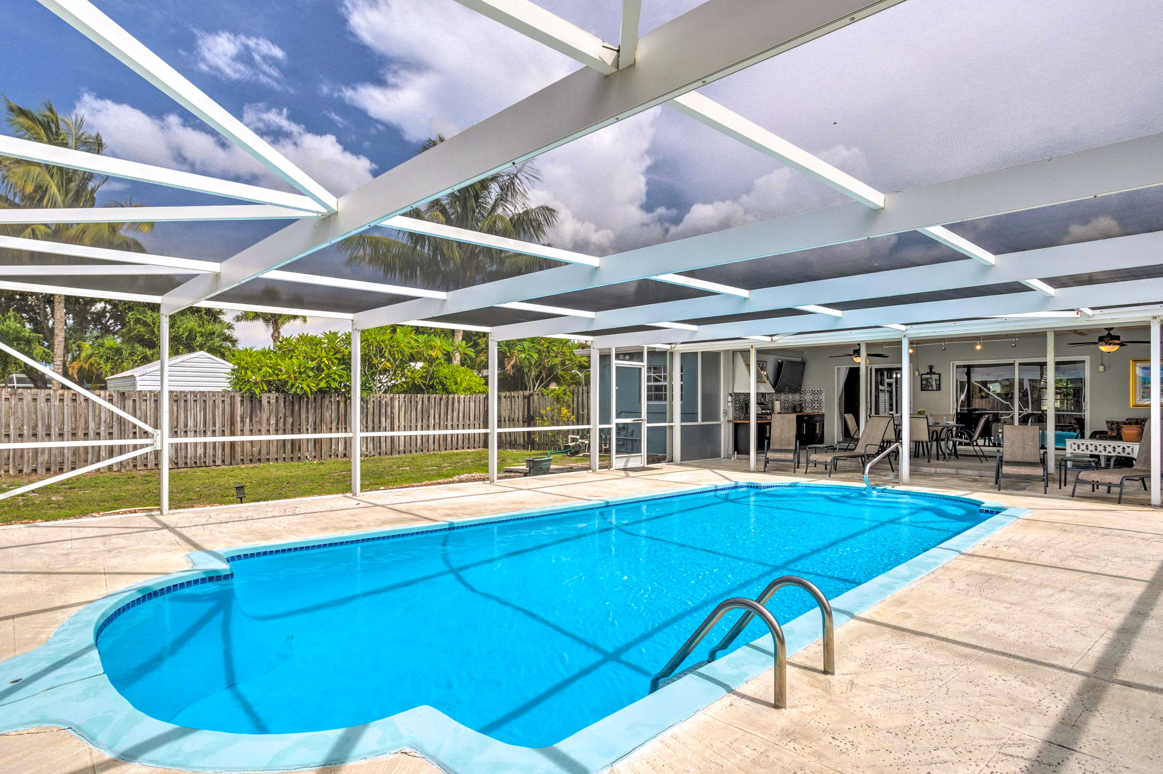 Property Image 2 - ’Tropical Landing’ Stuart Home w/ Pool + Grill!