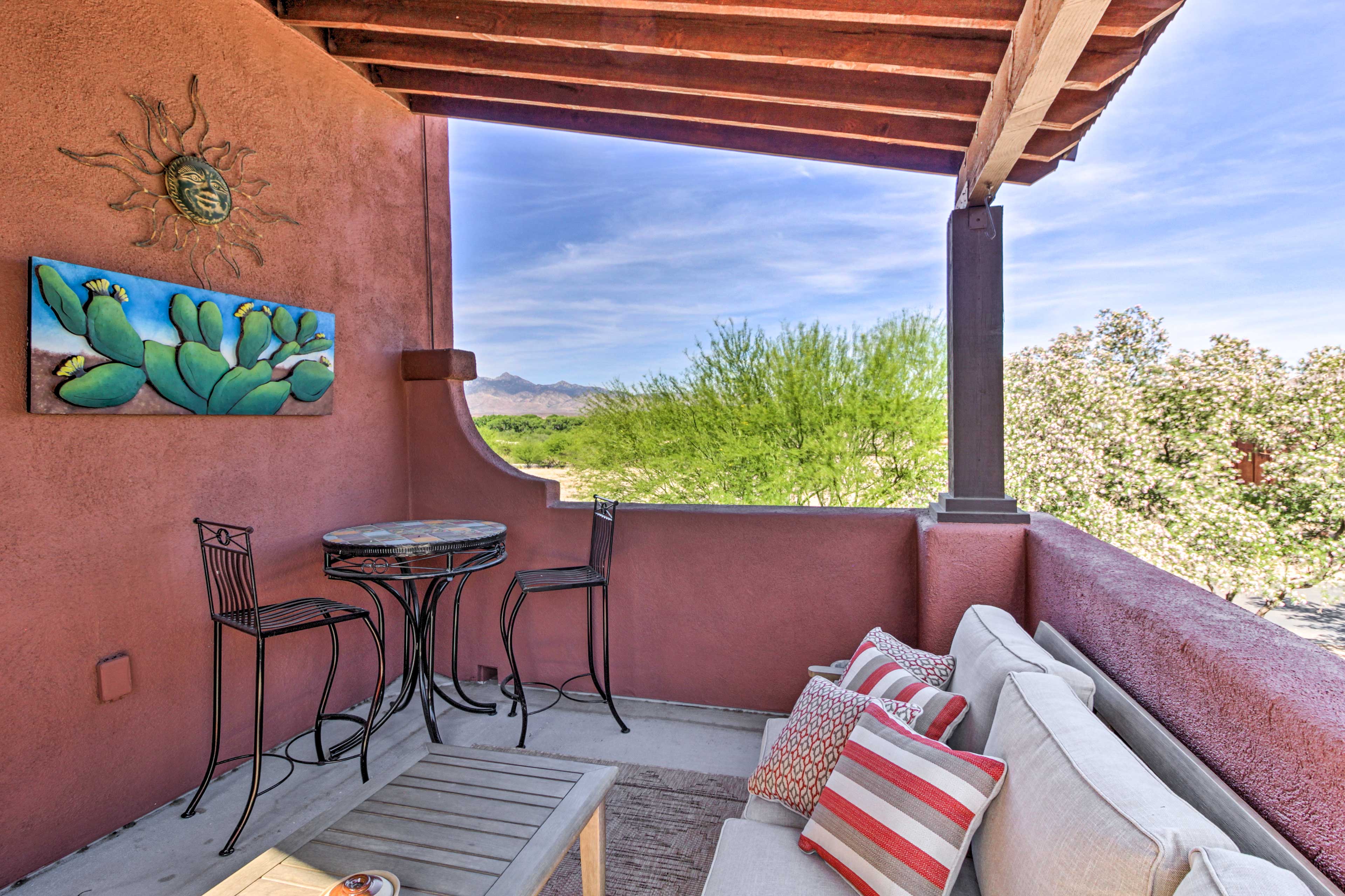 Sunny Adobe Retreat w/ Hot Tub & Mtn Views! Home Rental in Tubac