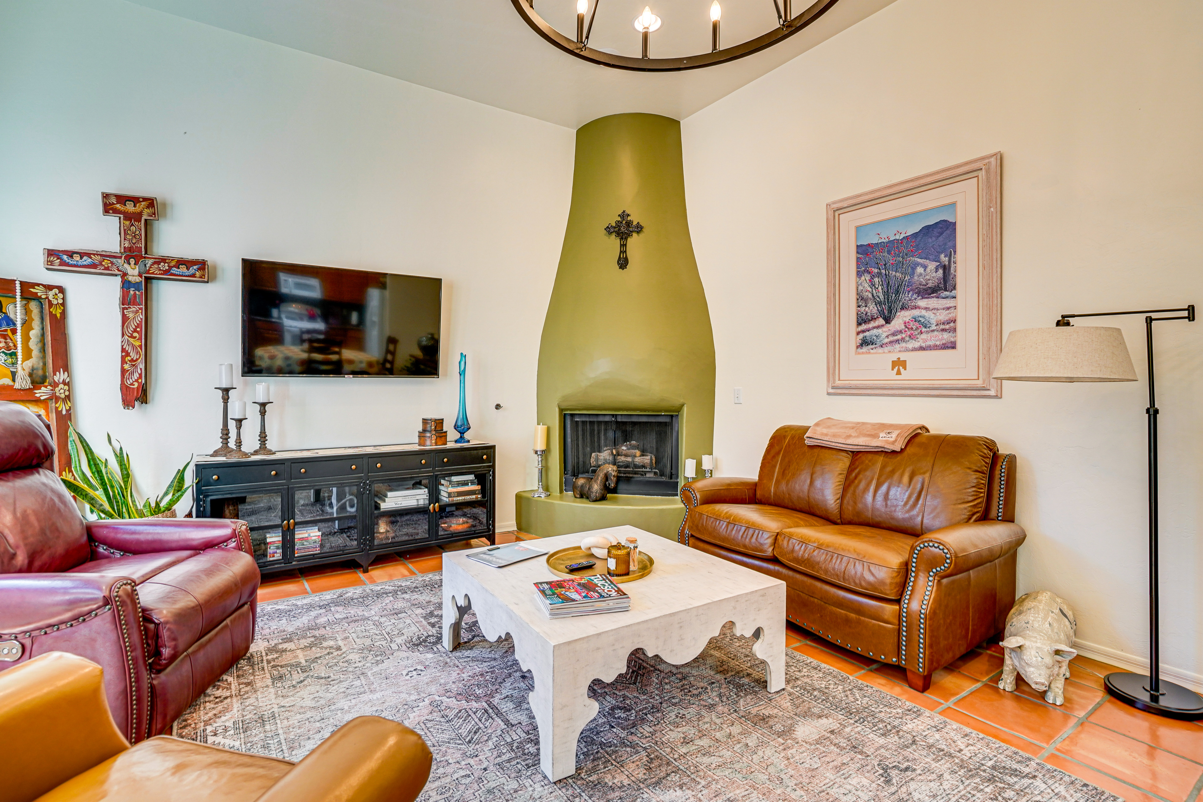 Sunny Adobe Retreat w/ Hot Tub & Mtn Views!