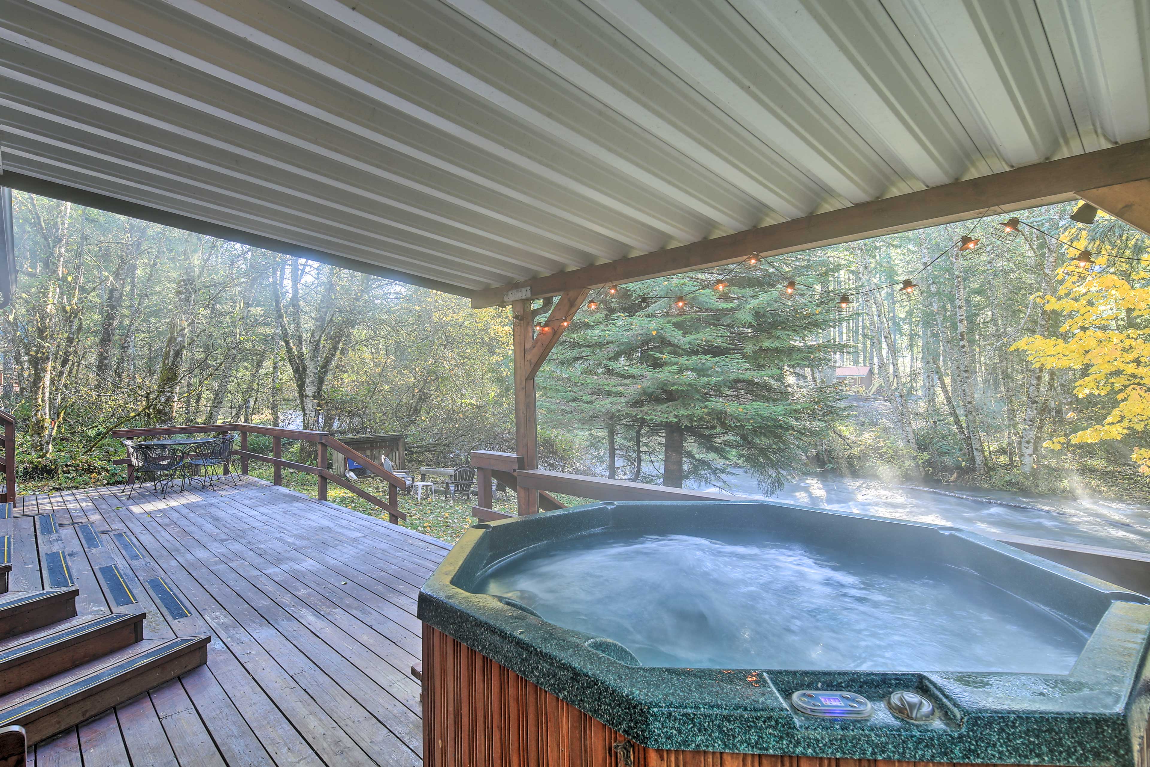 Property Image 2 - Ashford Cabin with Hot Tub & Big Creek Views!