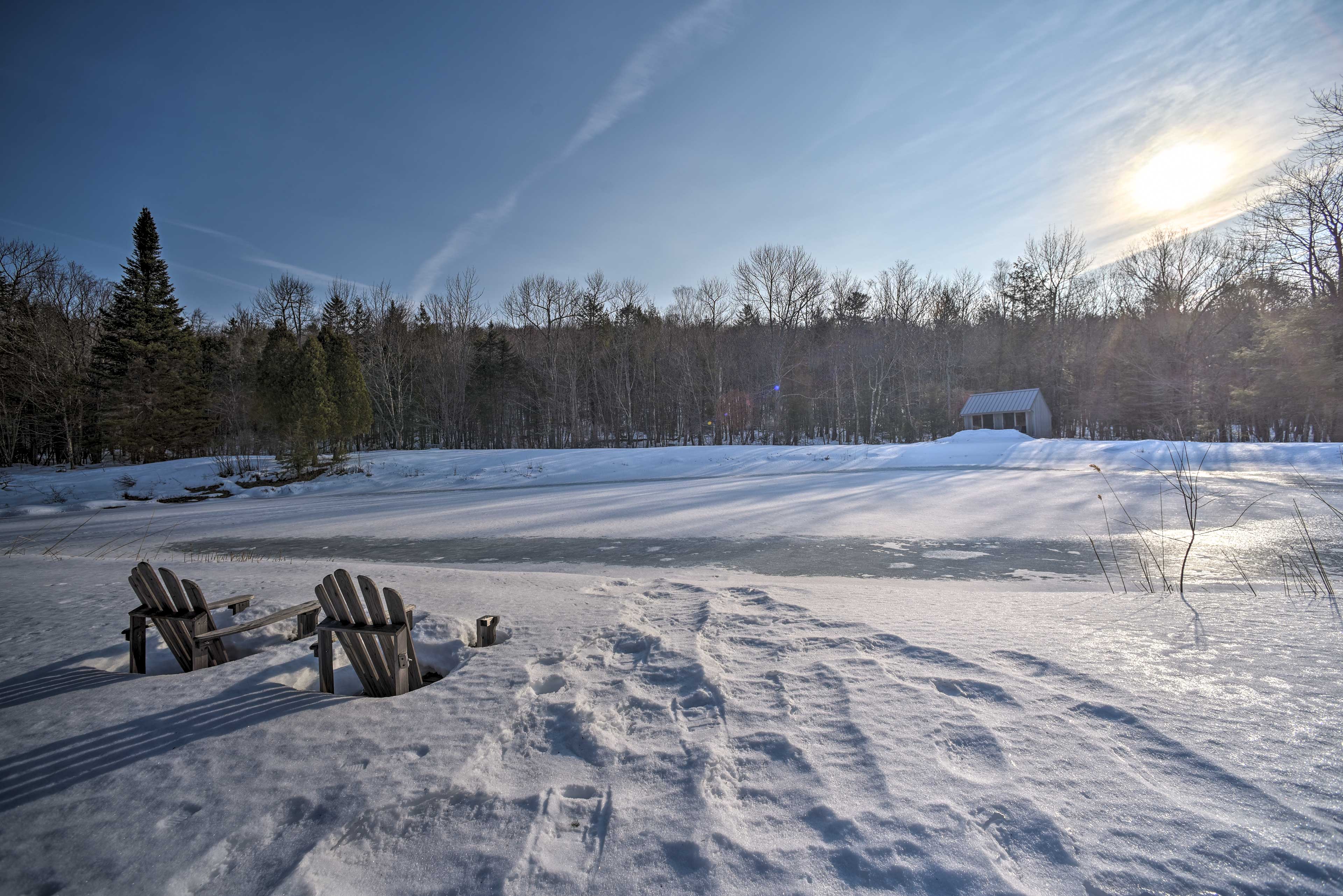 Property Image 2 - Berkshires Home on 11 Acres w/ Pond & 2 Fire Pits!