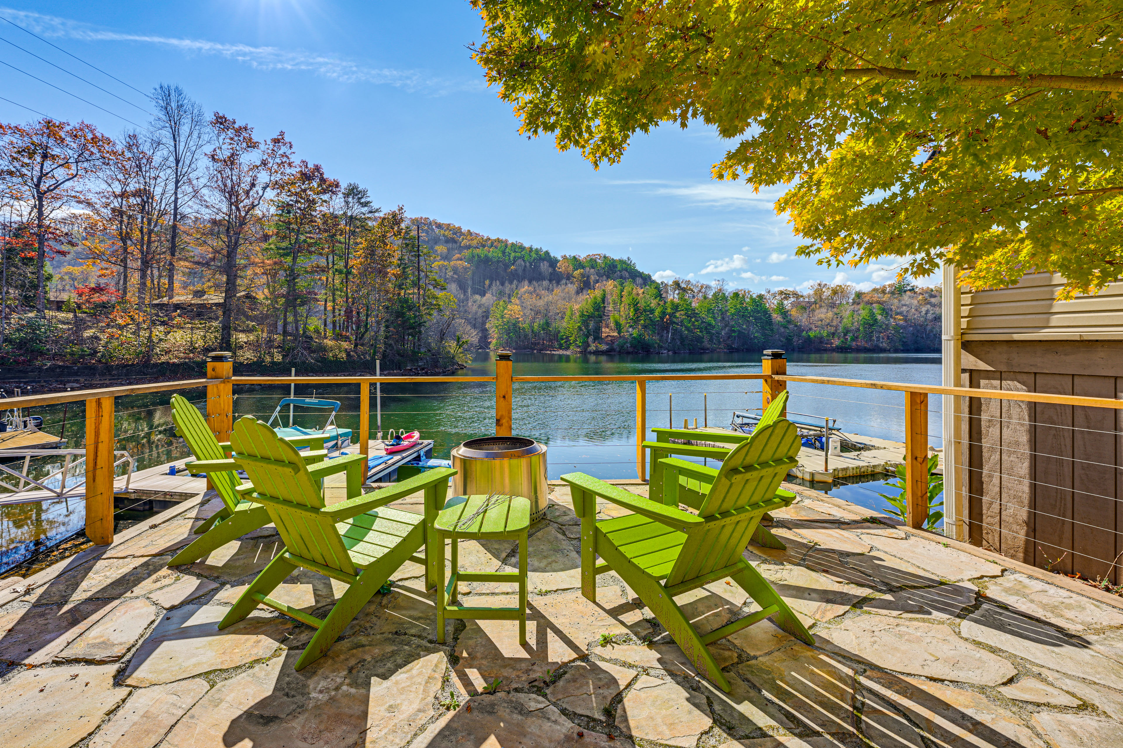 Property Image 1 - Cozy Lake Santeetlah Cottage with Dock & 3 Kayaks!