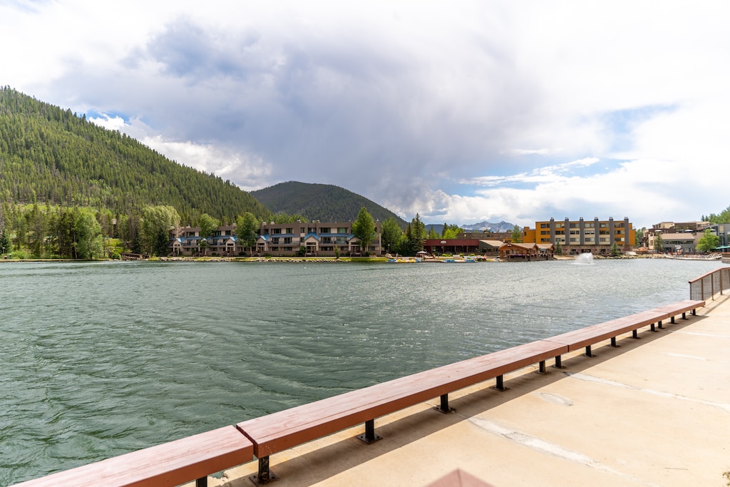 Views from the balcony of Keystone Lake.