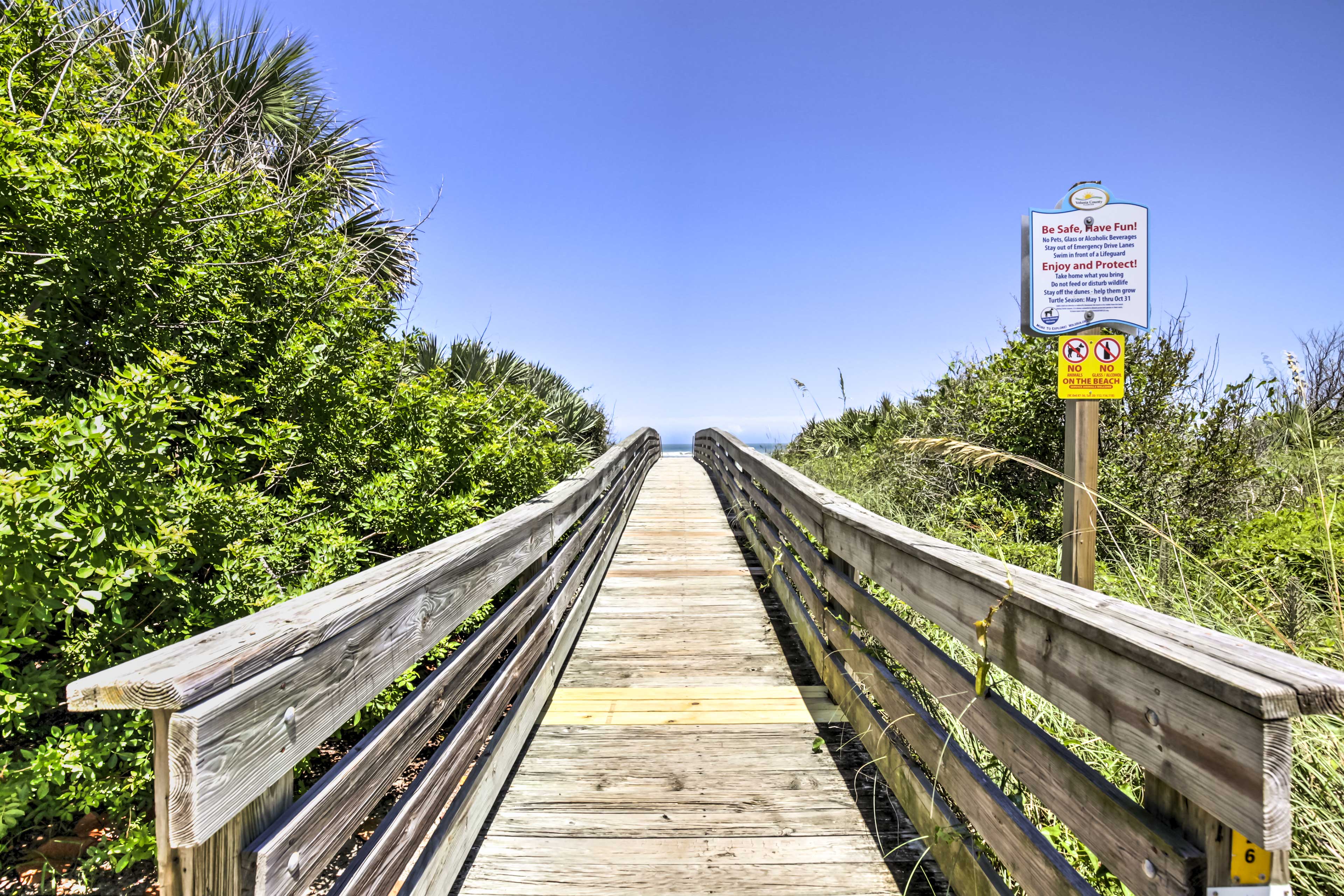 Property Image 1 - New Smyrna Beach Abode w/ Fire Pit, Walk to Beach!