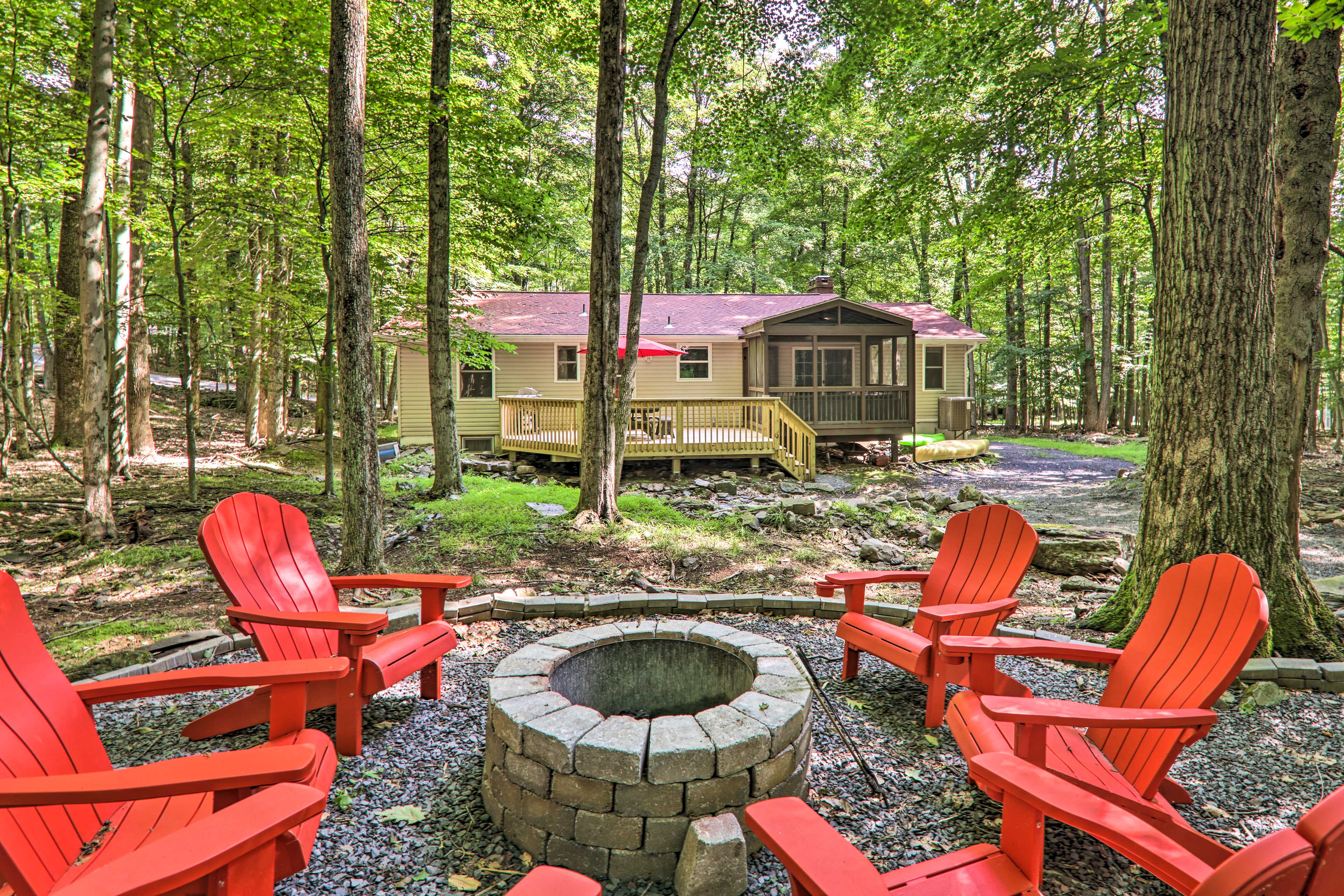 Property Image 2 - Cabin in Lake Locust Village w/ Fire Pit & Sauna!