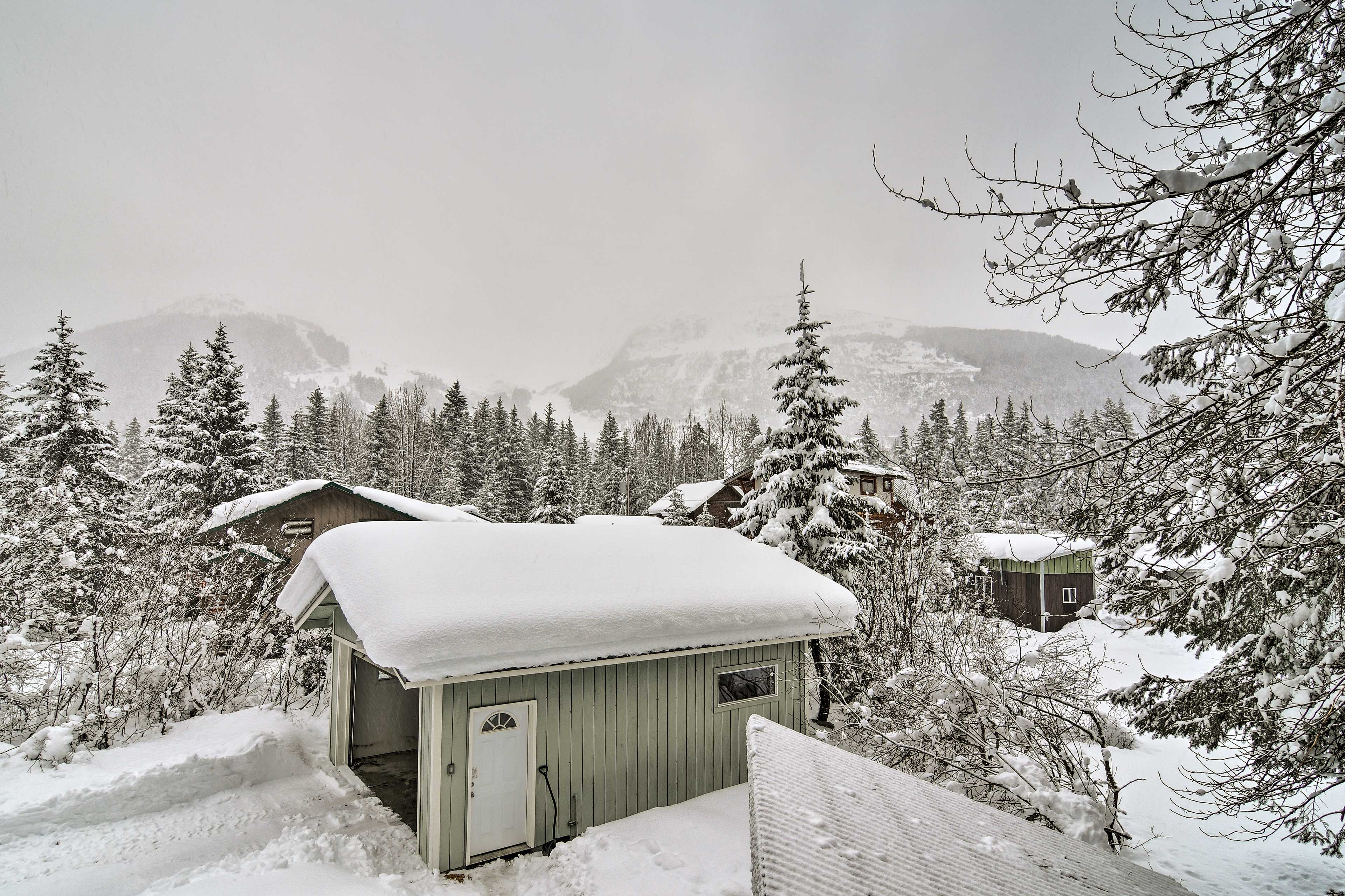 Property Image 2 - Cabin w/ Hot Tub & Views: 1 Mile to Alyeska Resort