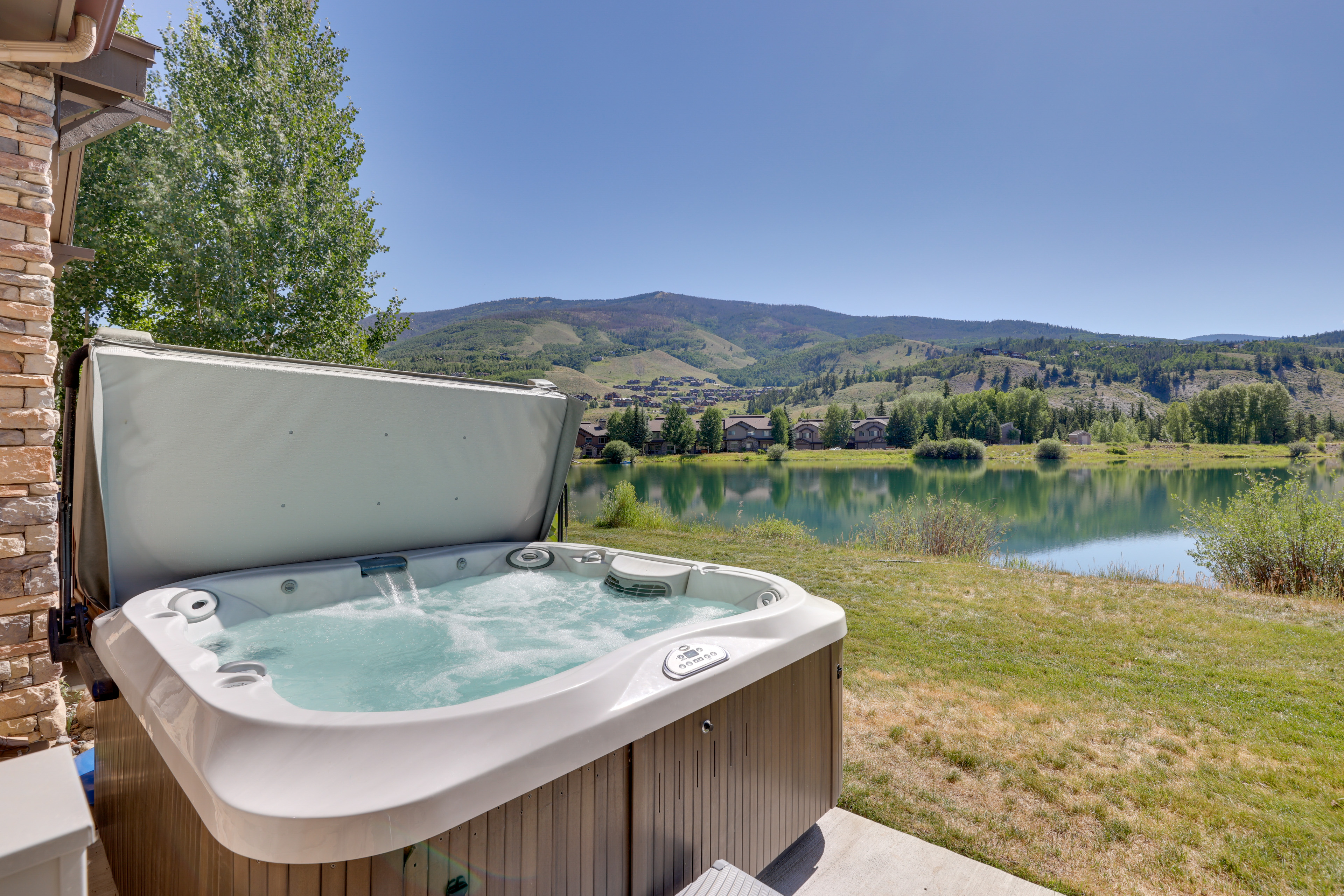 Property Image 1 - Silverthorne Townhome w/ Mtn Views & Hot Tub!