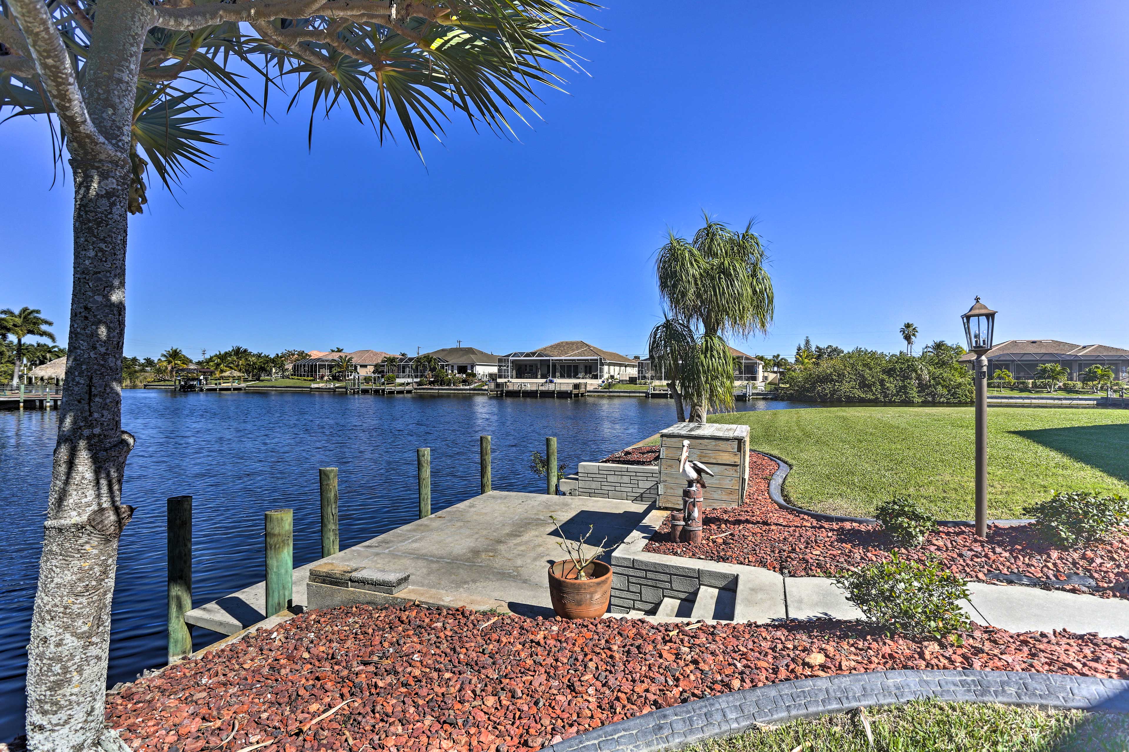 Property Image 2 - Canalfront Cape Coral Home w/Pool & Dock!