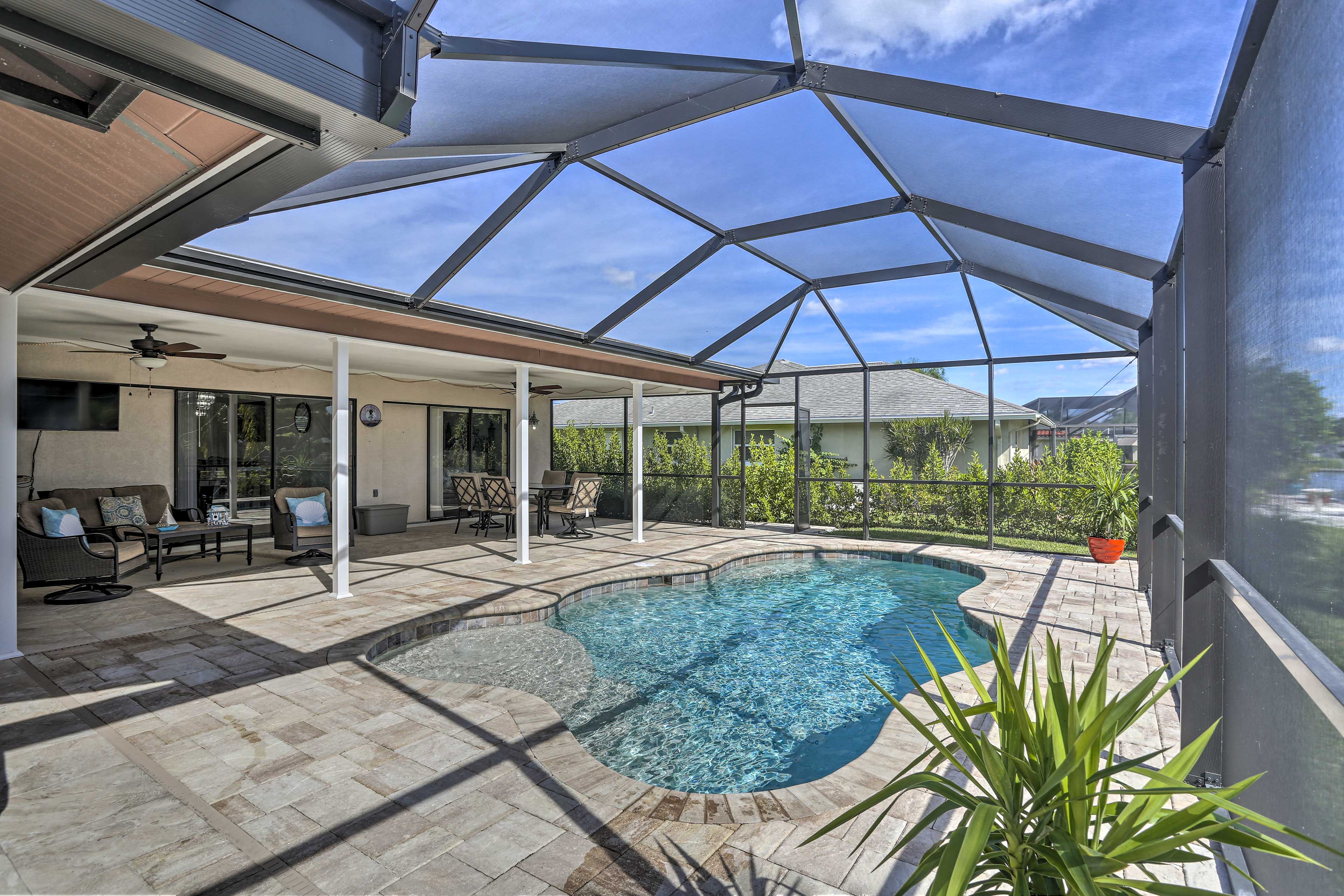 Property Image 1 - Canalfront Cape Coral Retreat: Private Dock & Pool