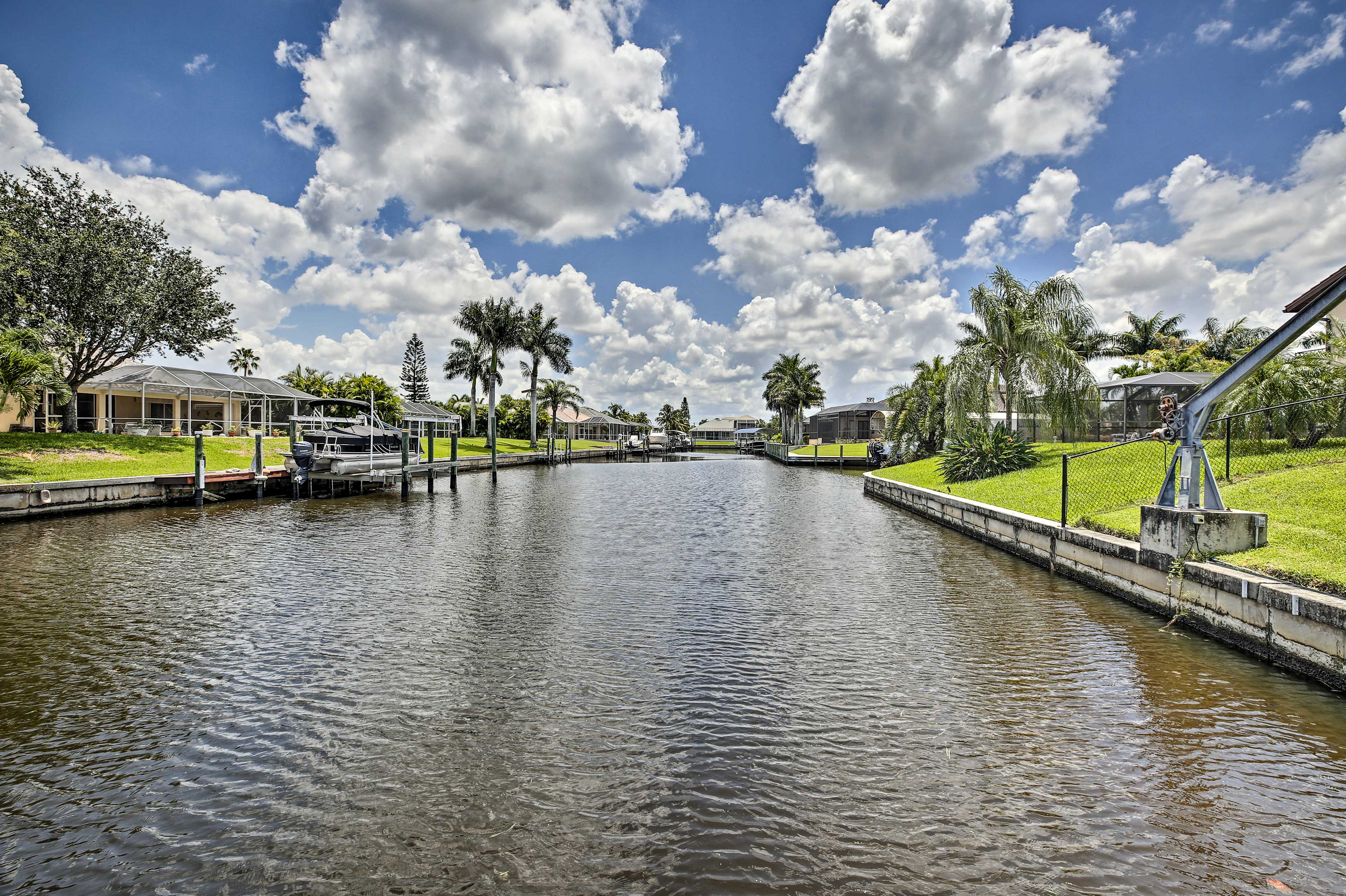 Canalfront Oasis with BBQ, Patio, Kayaks & Dock!