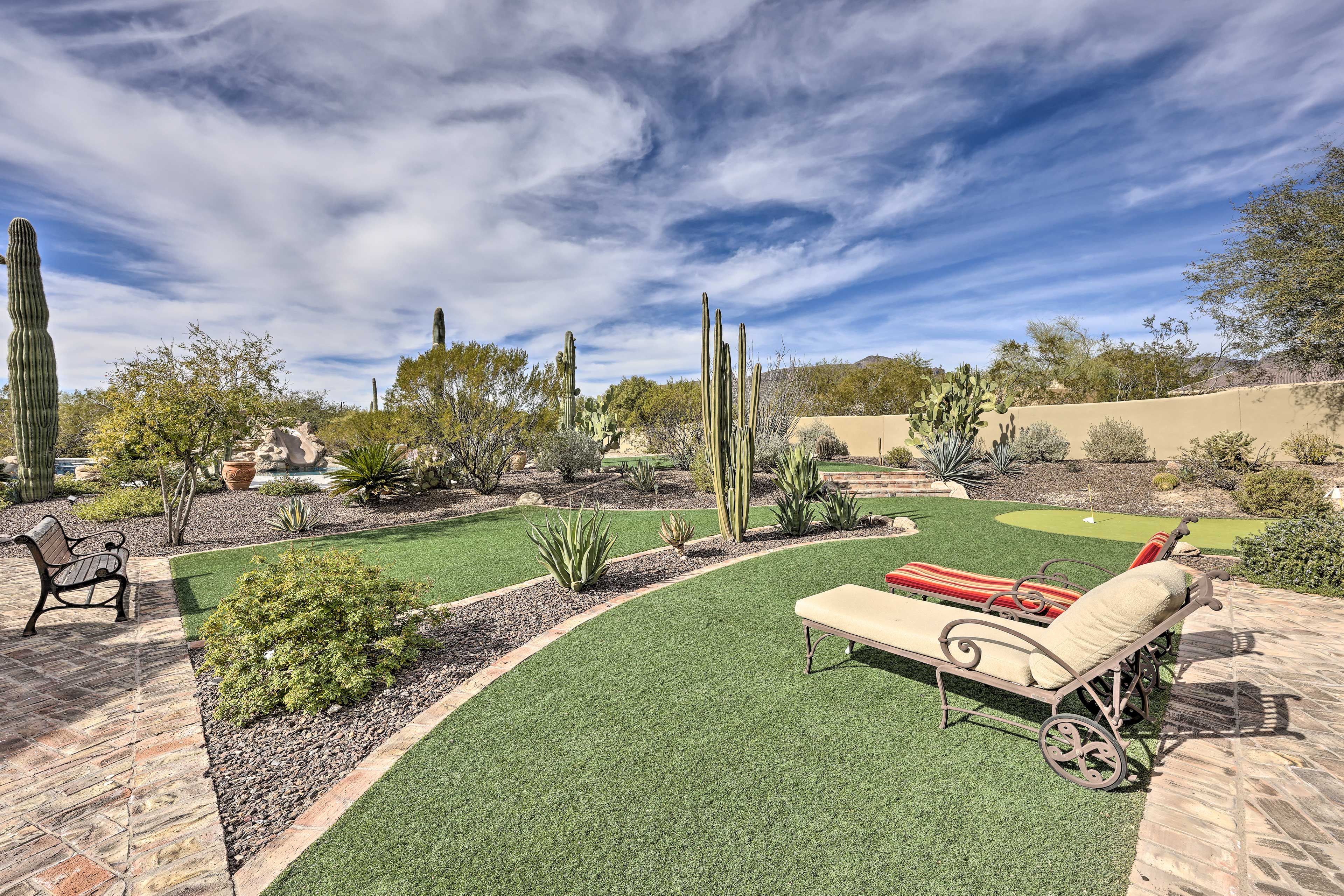 Property Image 2 - Cave Creek Oasis w/ Putting Green, Spa & Mtn View!