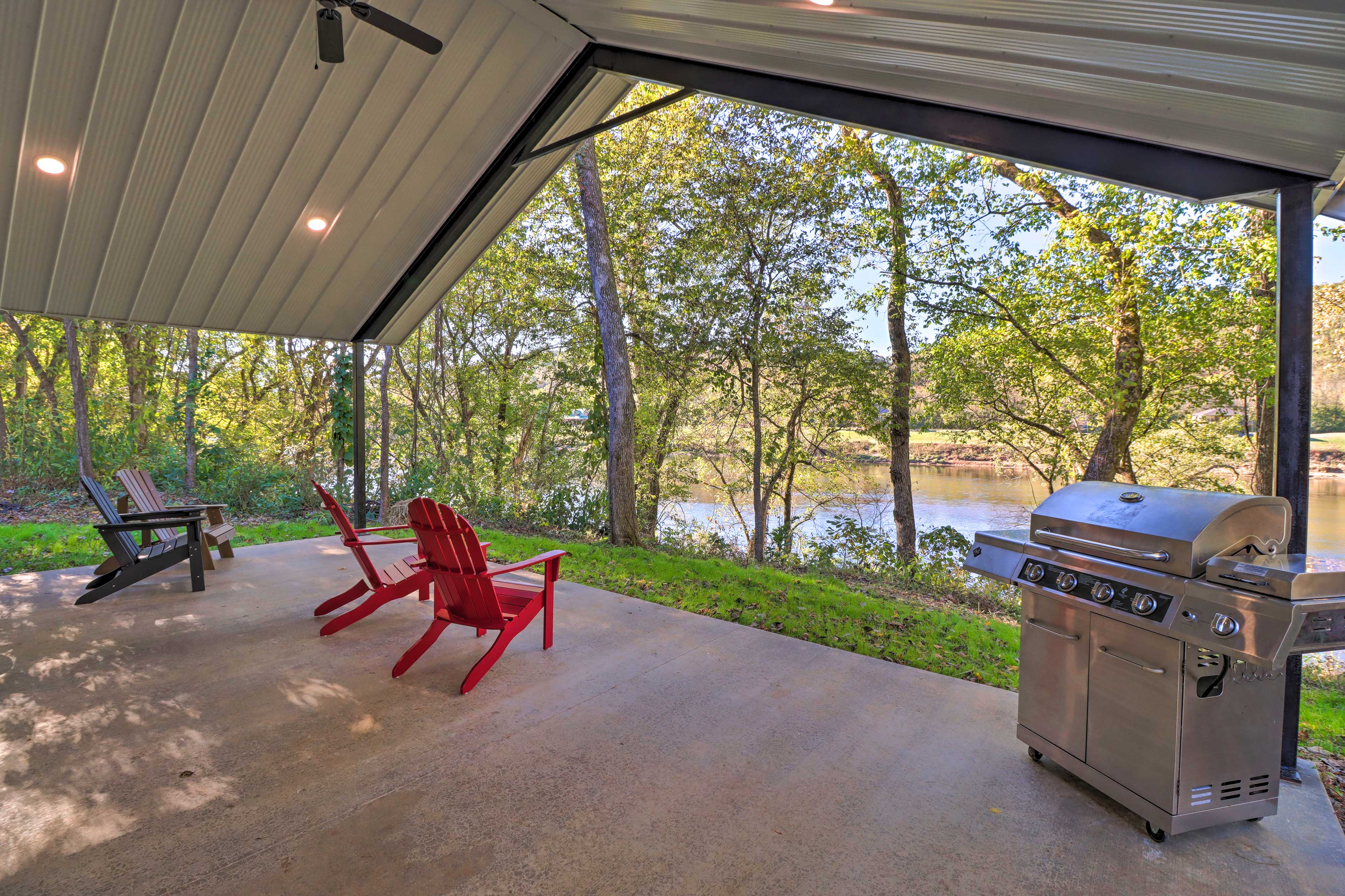 Property Image 2 - Riverfront ’Heaven on the White’ w/ Covered Patio!