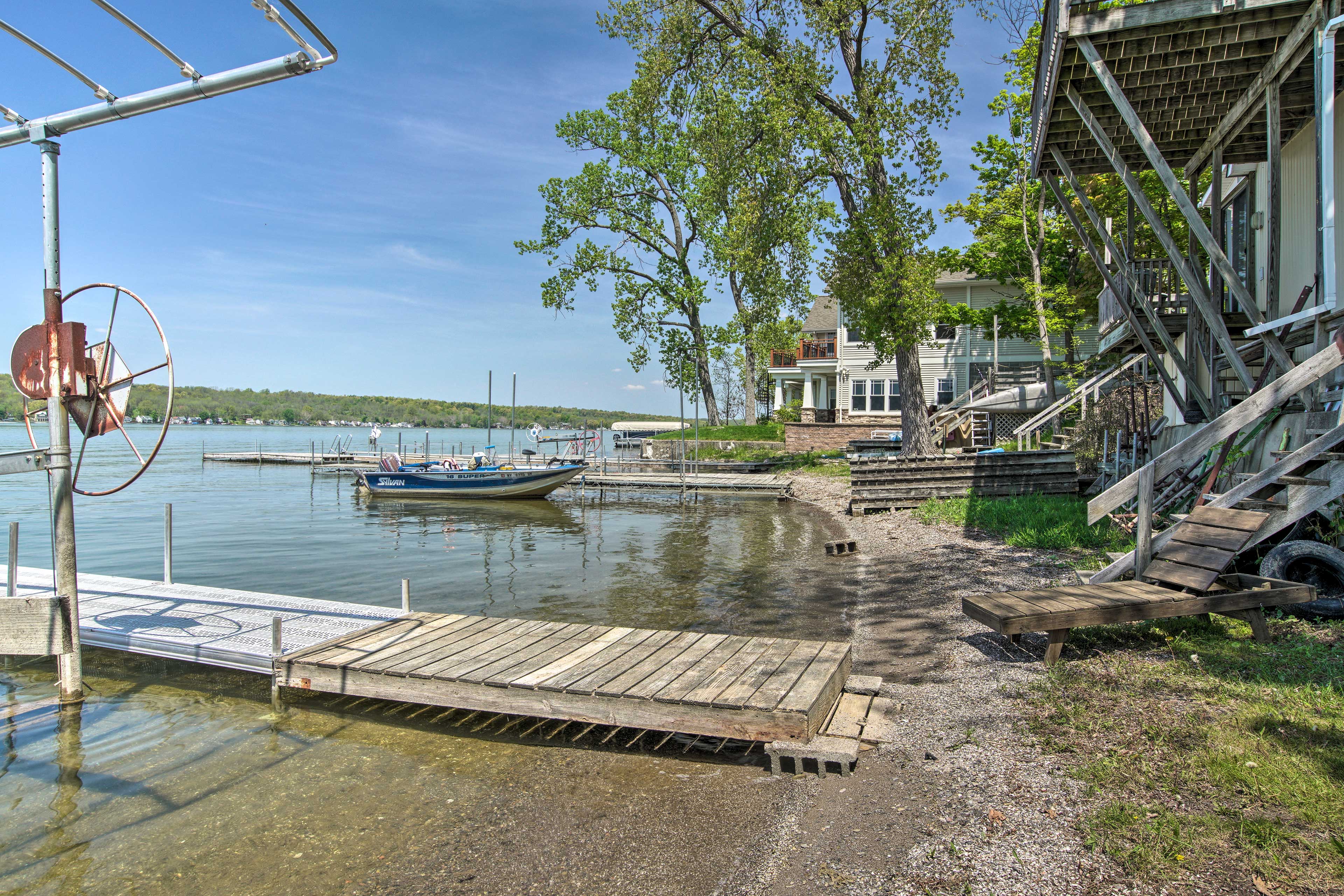 Property Image 1 - Finger Lakes Getaway in Conesus w/ Dock Access!