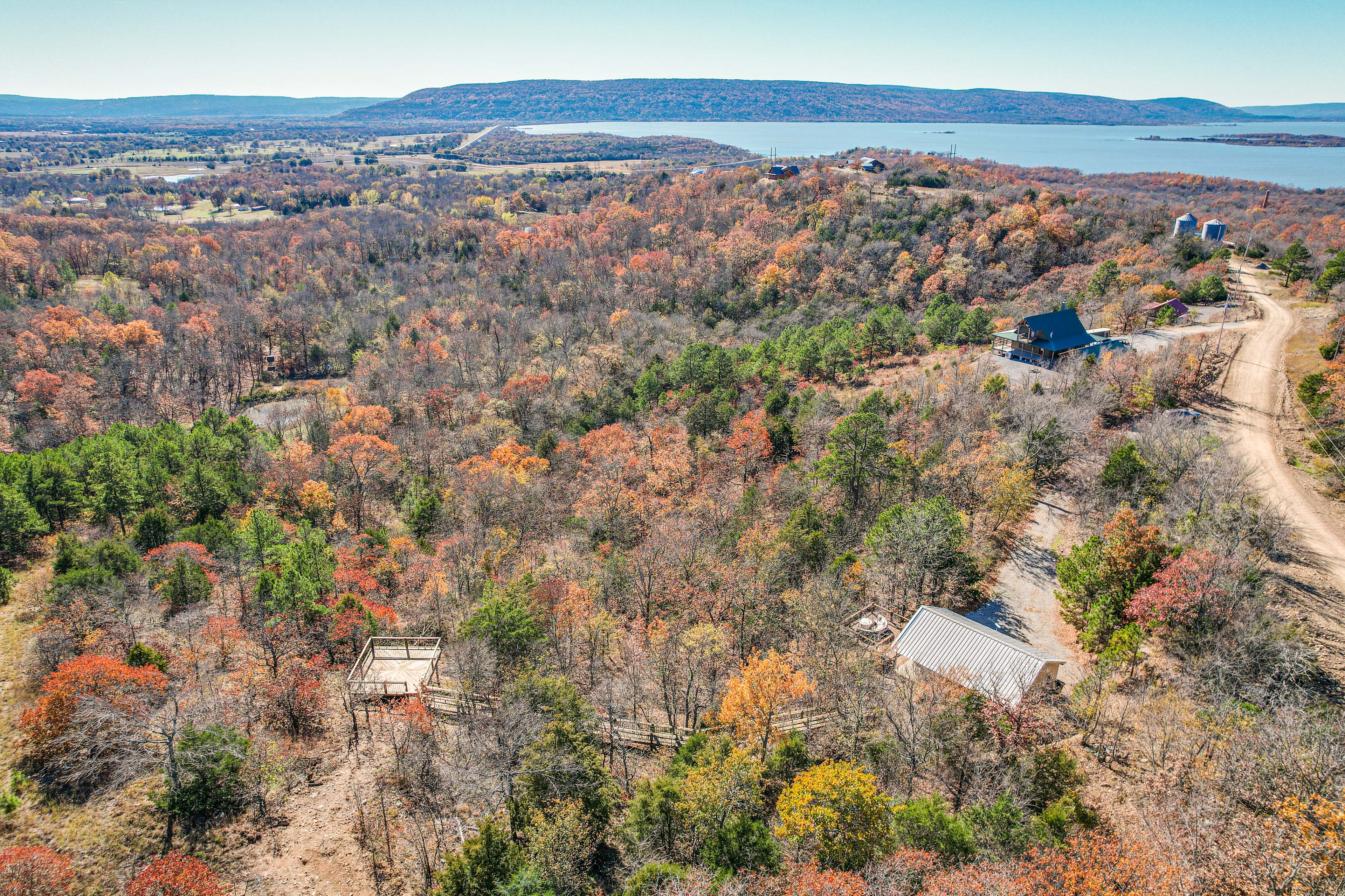 Property Image 2 - Secluded Tuskahoma Retreat w/ Deck & Views!