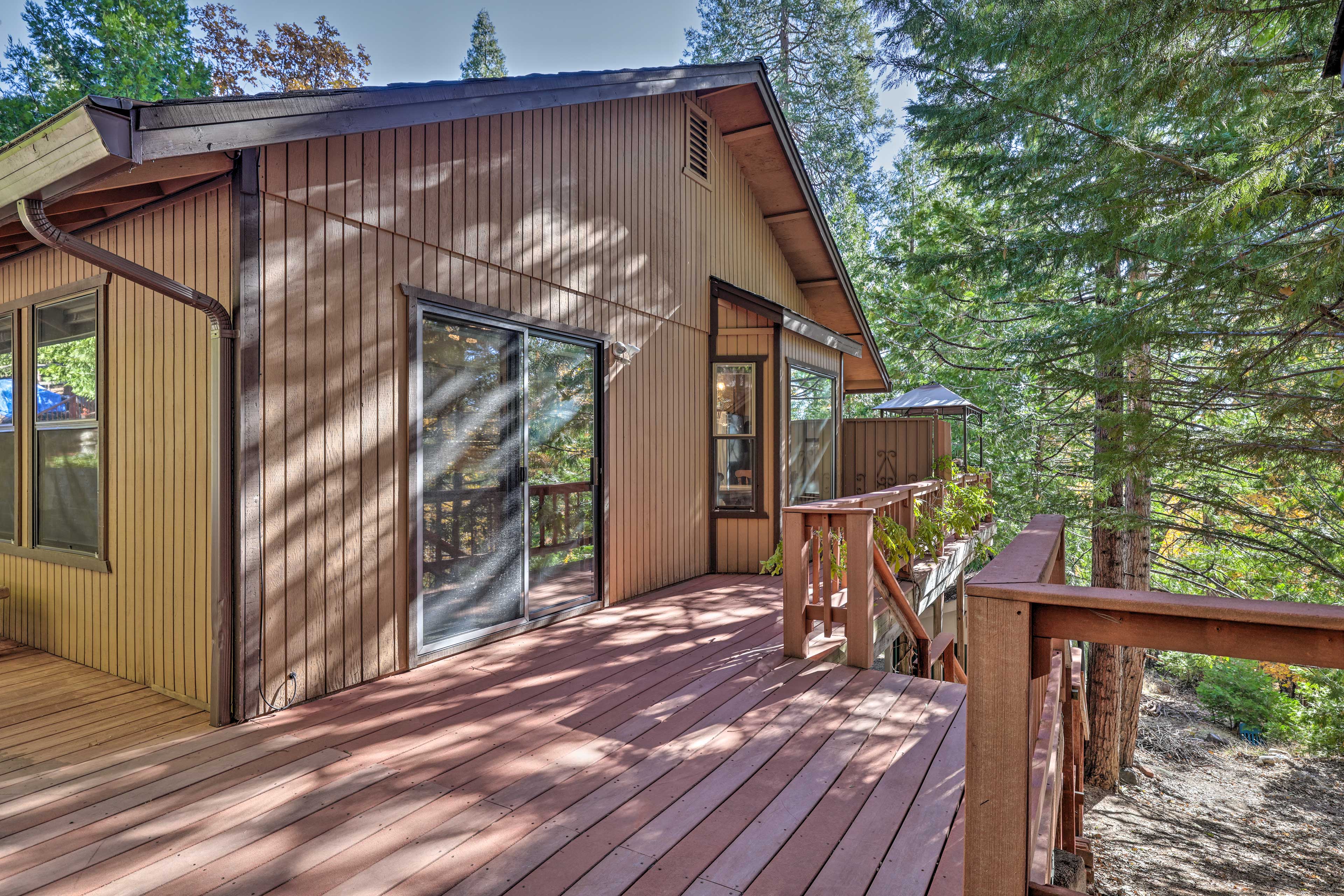 Property Image 2 - Quiet & Cozy Twain Harte Cabin w/ Forest View