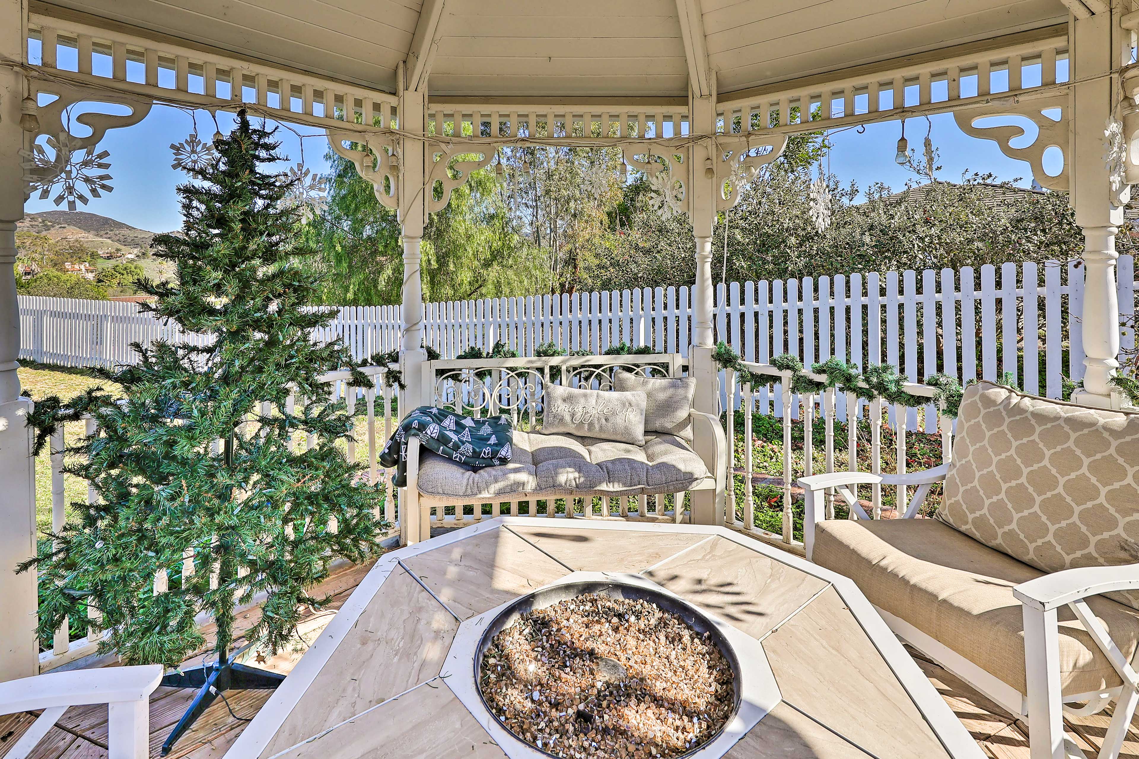 Property Image 2 - Fallbrook Home w/ Garden, Gazebo & Fire Pit!