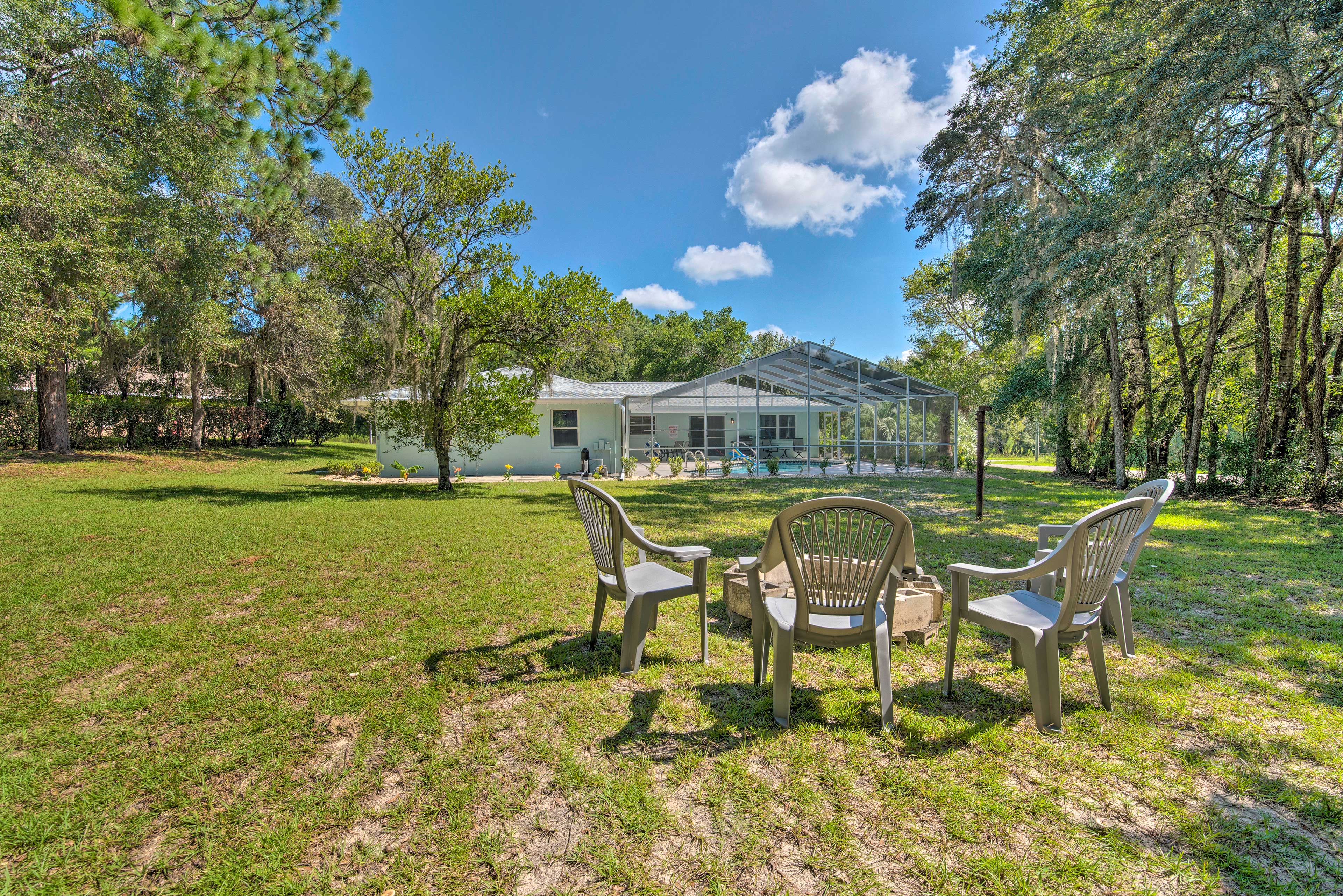 Property Image 2 - Welcoming Citrus Springs Home w/ Fire Pit