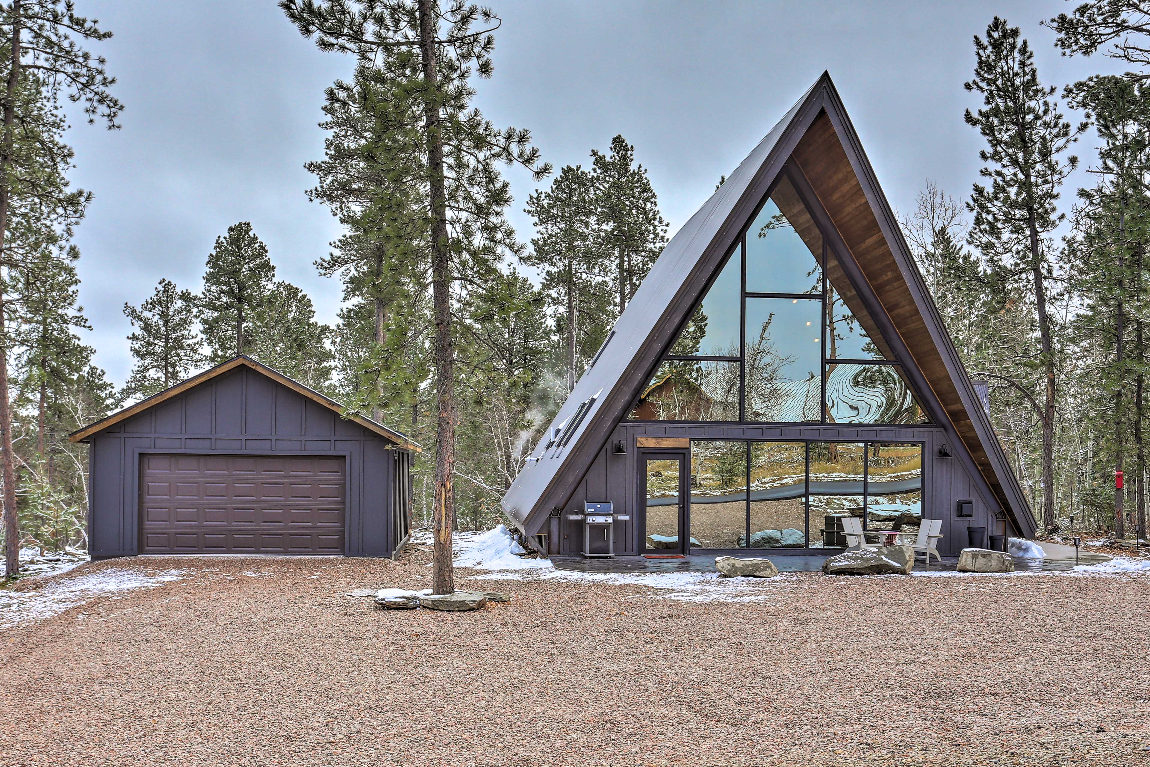 Property Image 2 - Modern Lead A-Frame w/ Hot Tub: Hike, Bike & ATV!