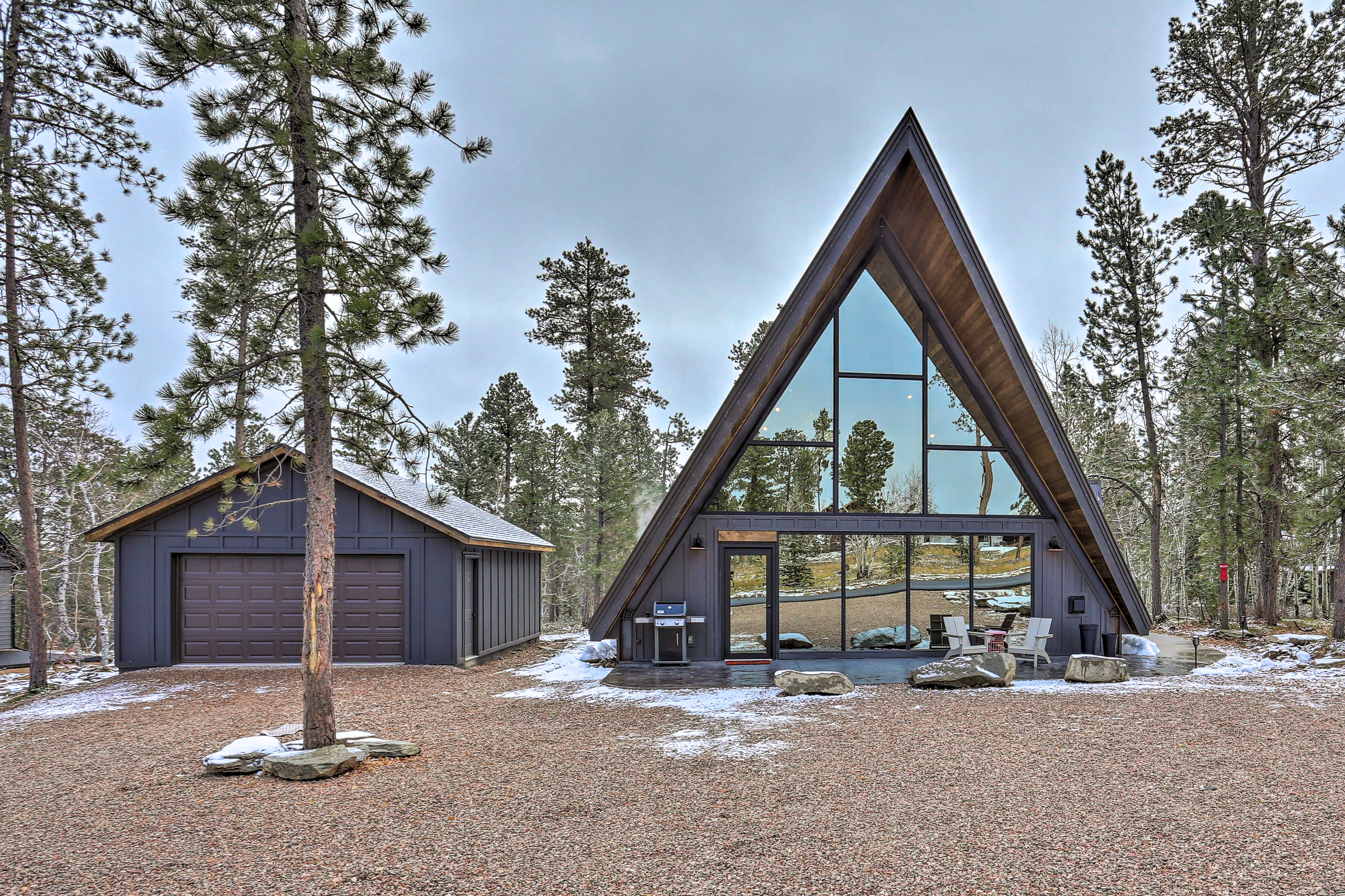 Property Image 1 - Modern Lead A-Frame w/ Hot Tub: Hike, Bike & ATV!