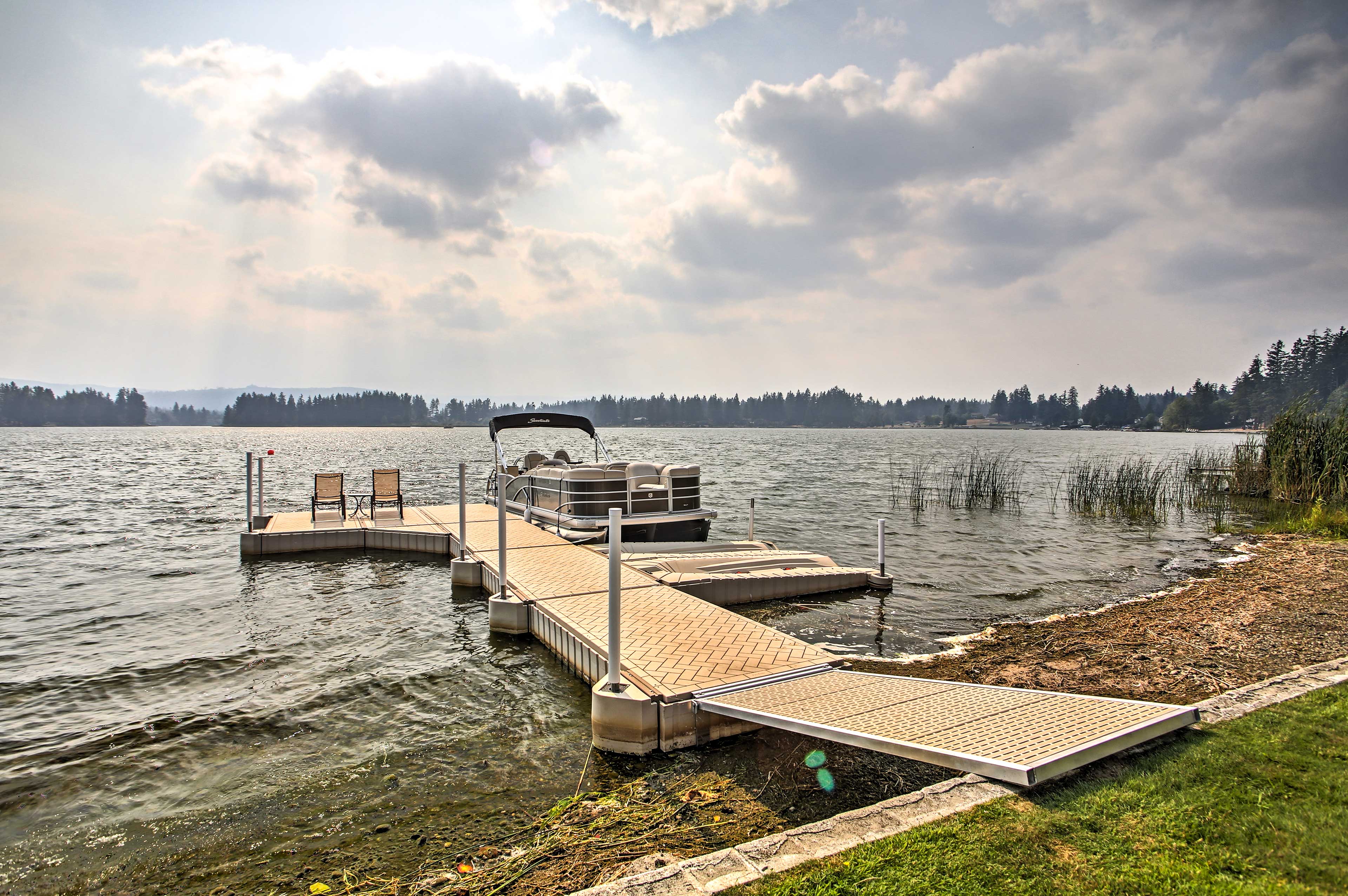 Property Image 1 - Modern Lake Lawrence Retreat w/ a Deck & Dock!