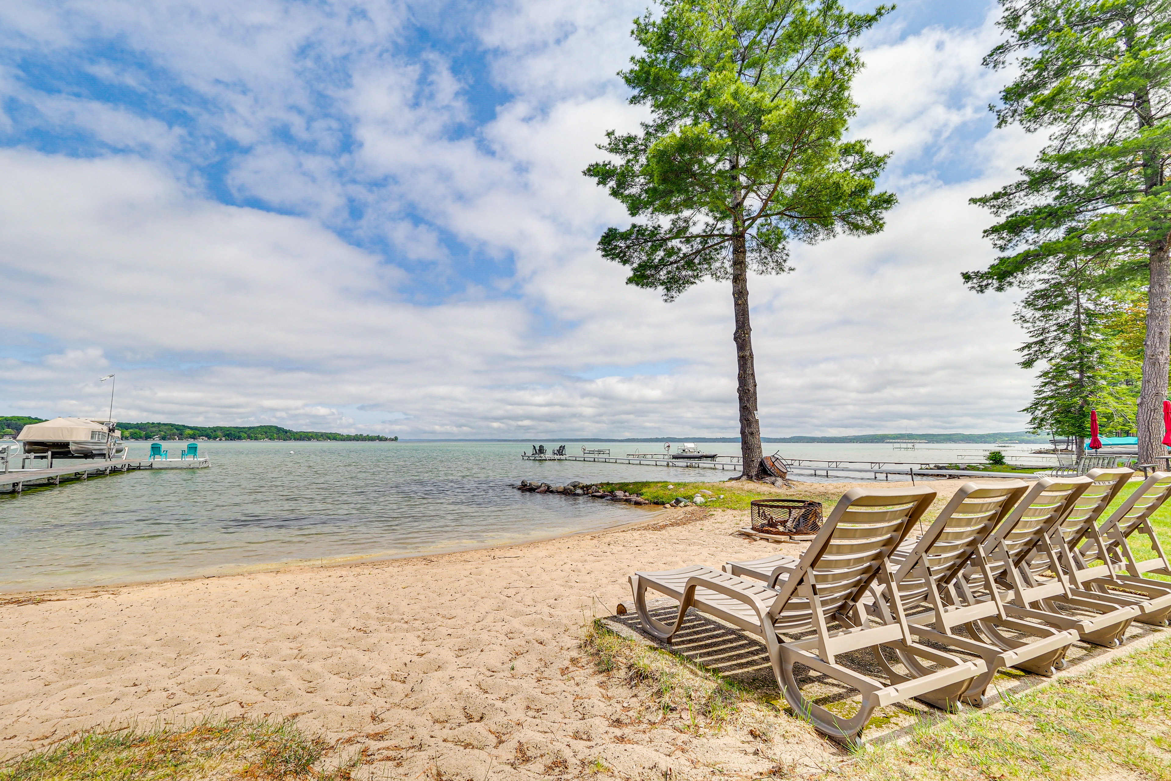 Property Image 1 - Modern Torch Lake Cottage w/ Dock Near Ski Resorts