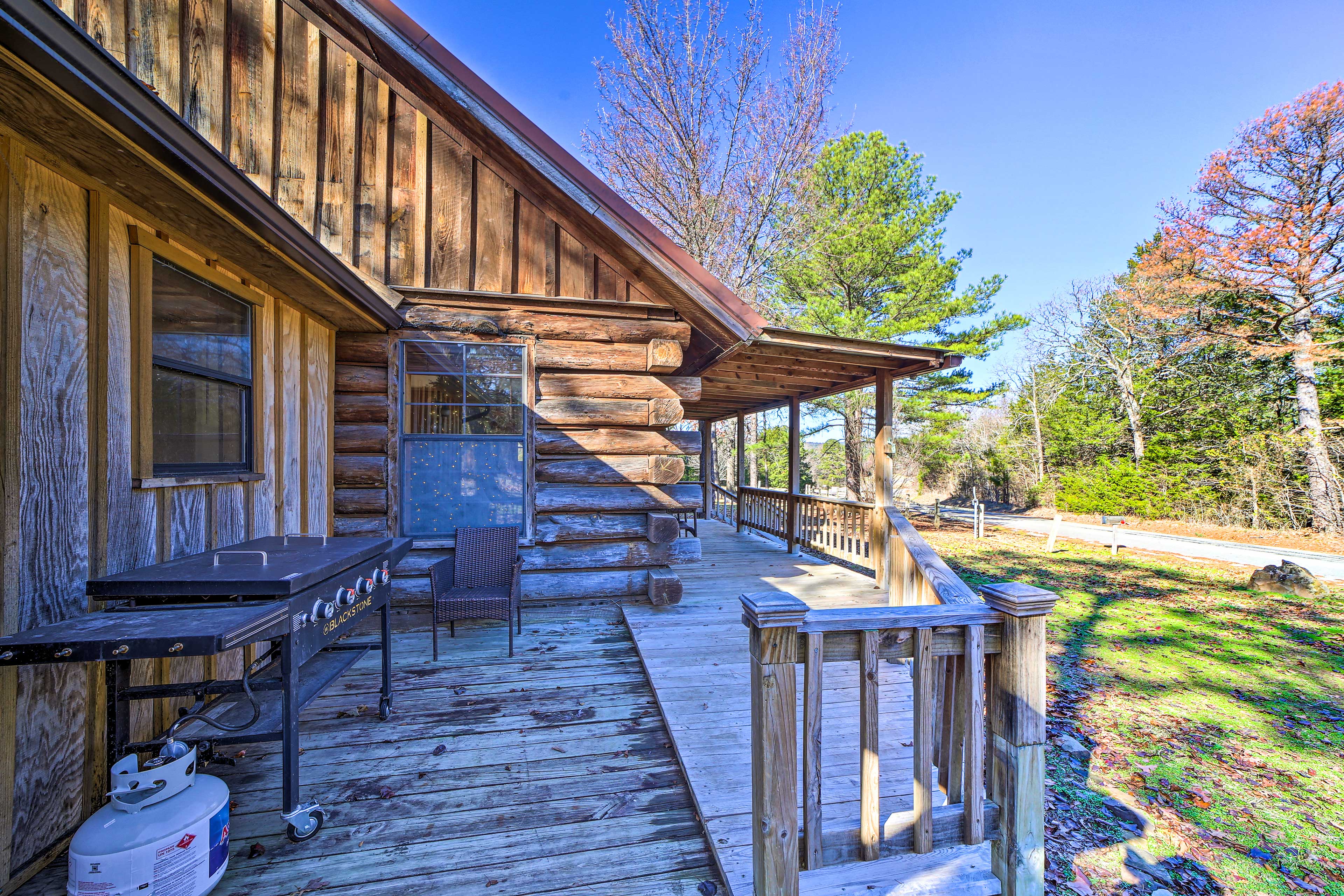 Property Image 2 - Wilburton Cabin w/ Fire Pit, Mountain Views!