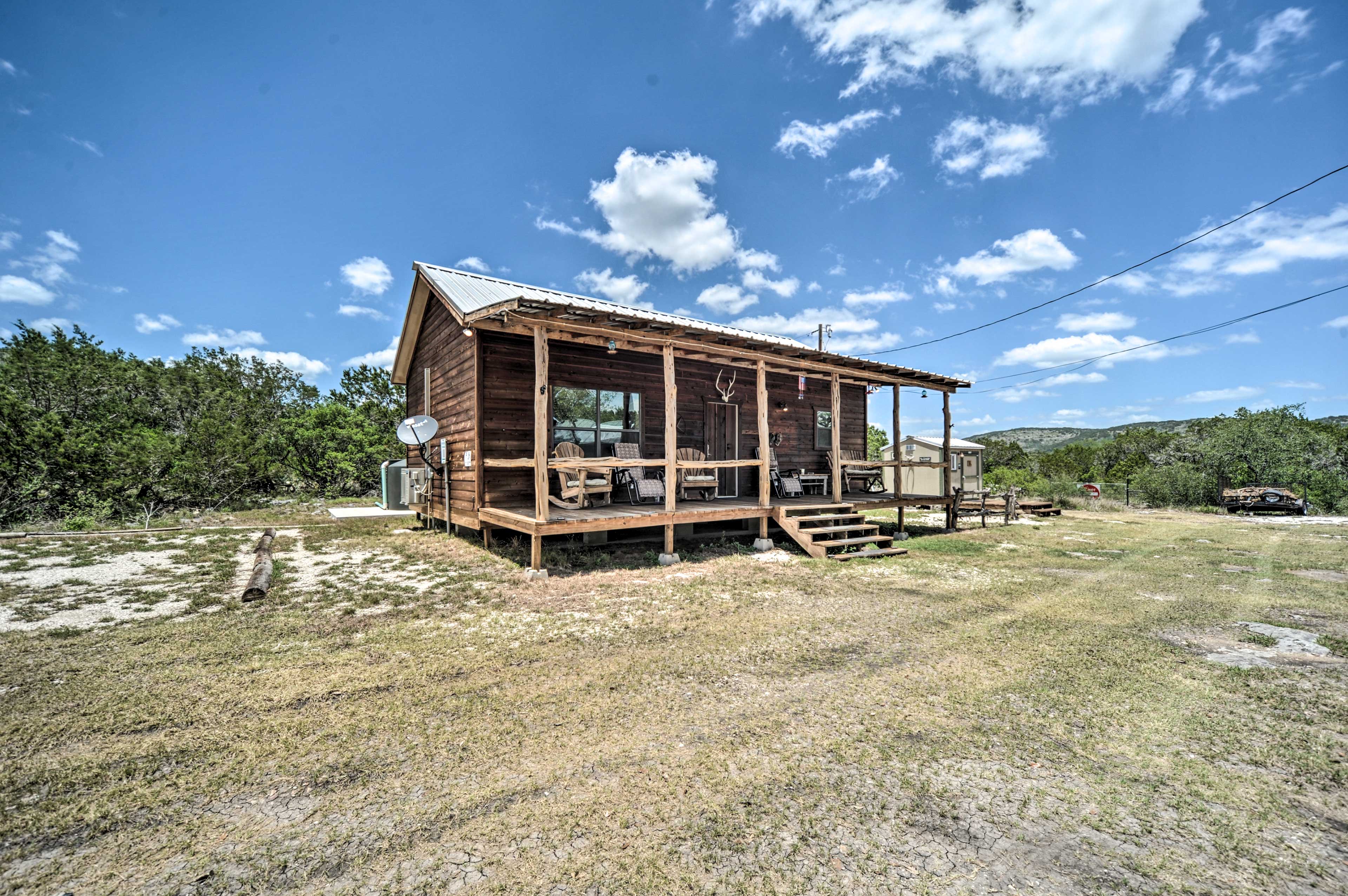 Property Image 1 - 2 Rustic Cabins w/ Porches on Remote Ranch!