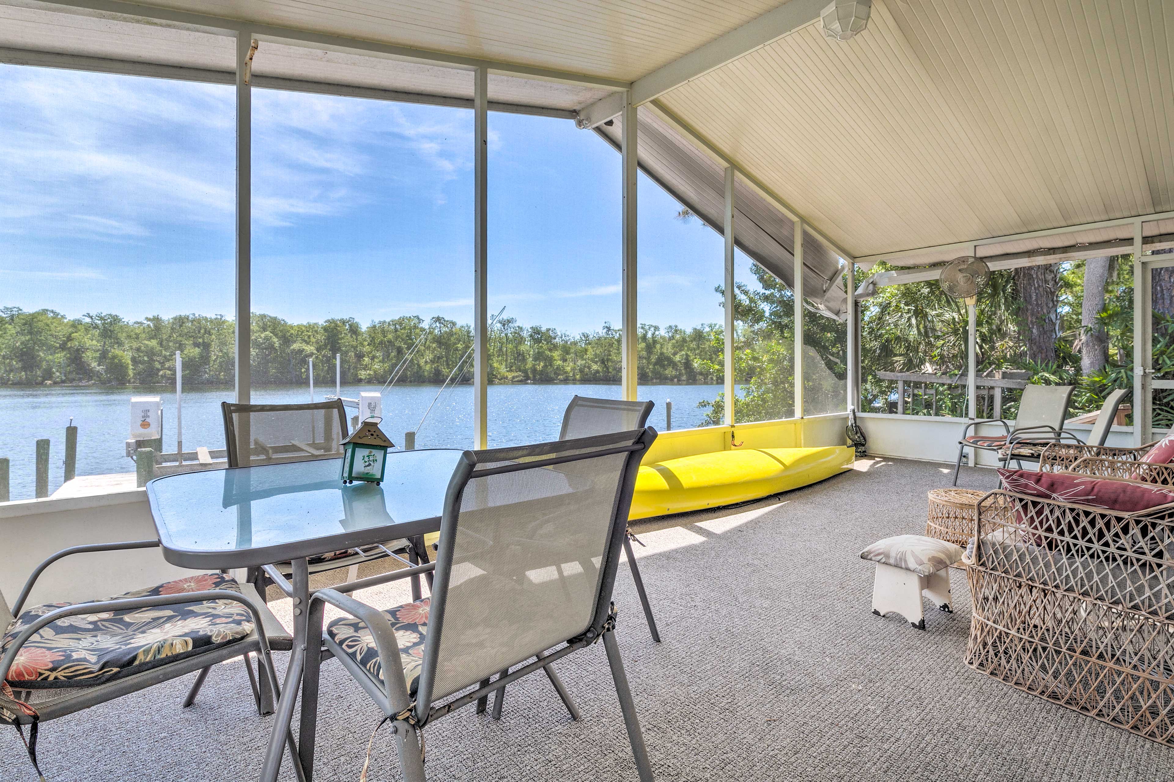 Property Image 1 - Angler’s Getaway: Riverfront Home w/ Boat Dock