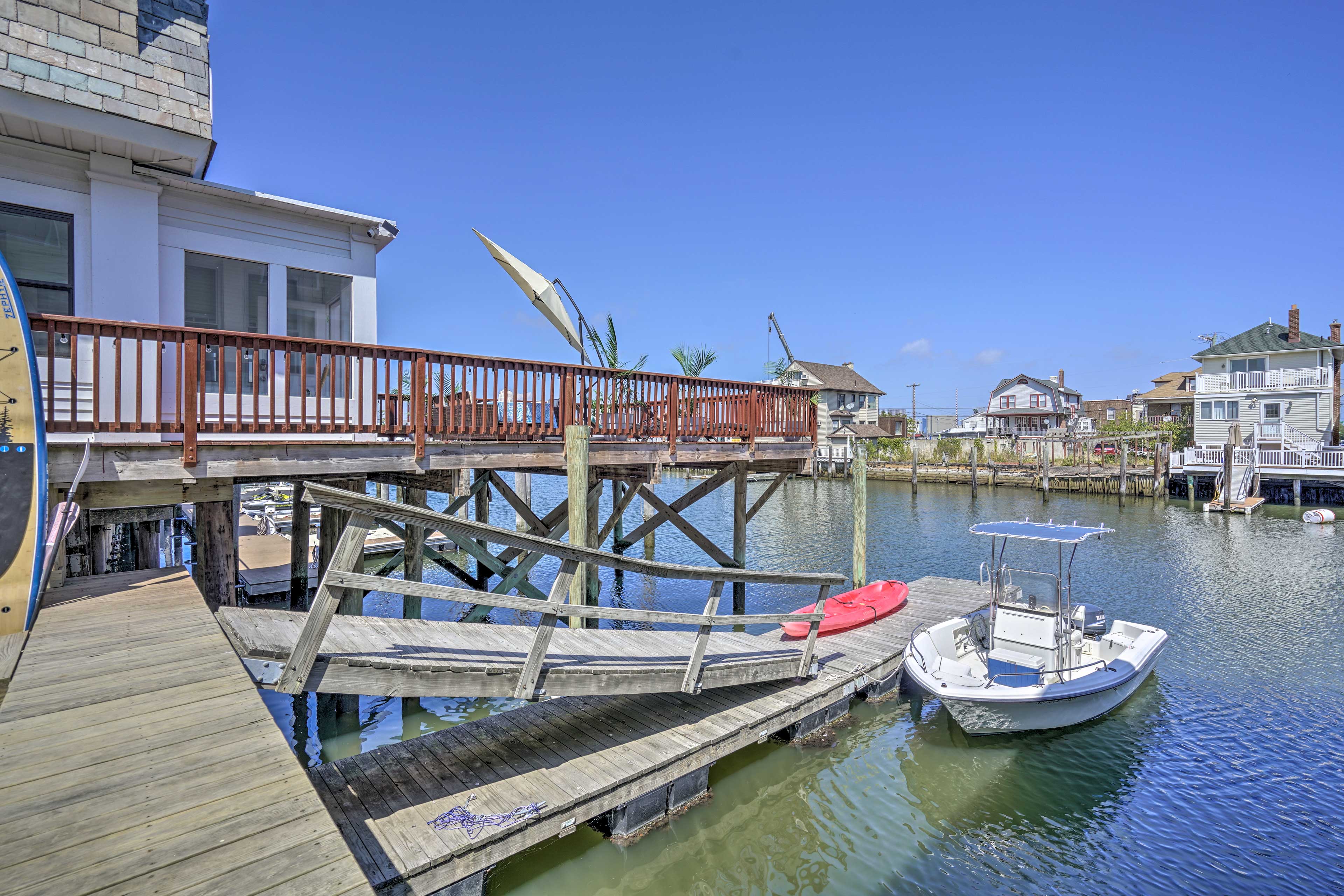 Atlantic City Getaway w/ Boat Dock, Fire Pit!