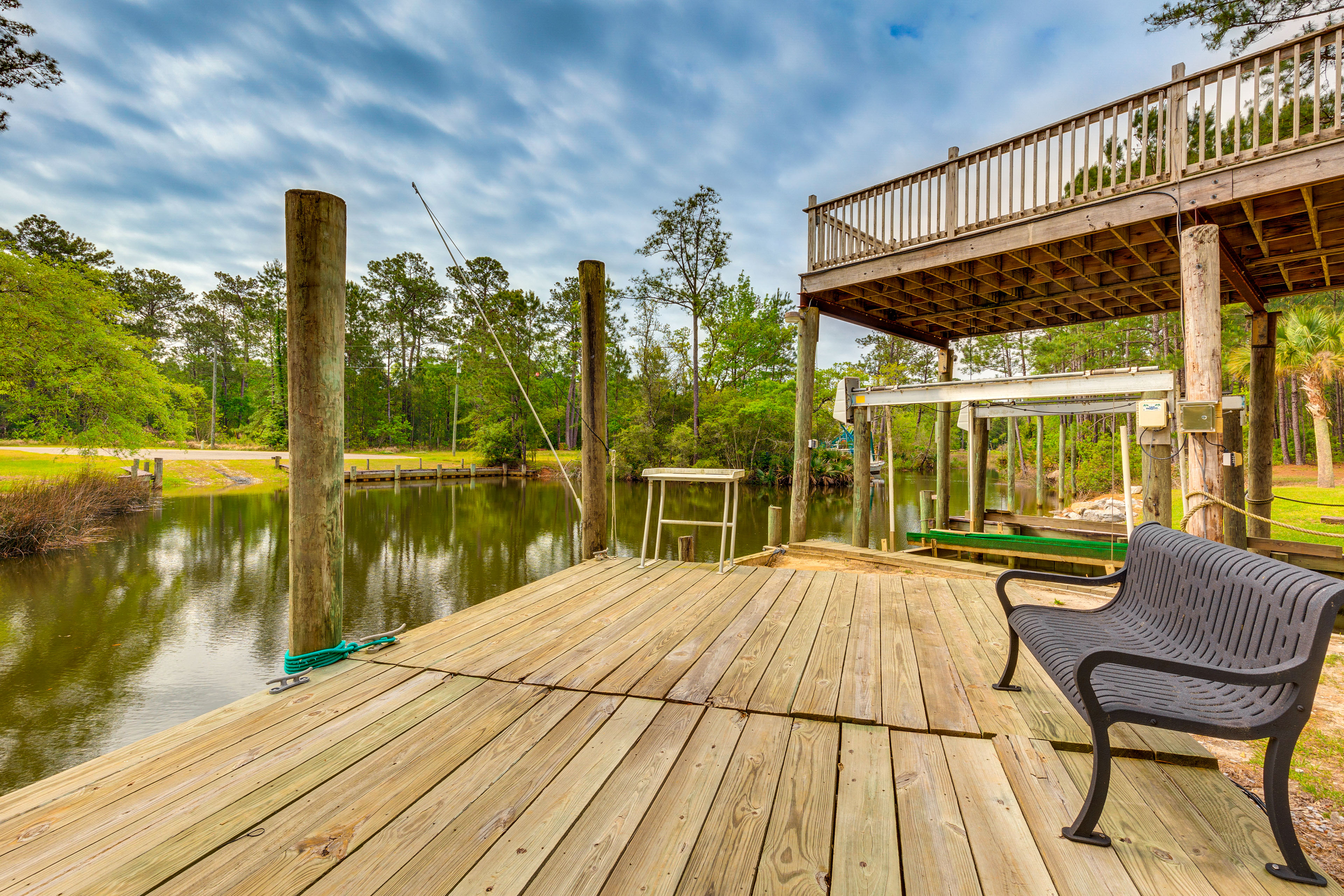 Property Image 2 - Bayou La Batre Stilted House on Snake Bayou!