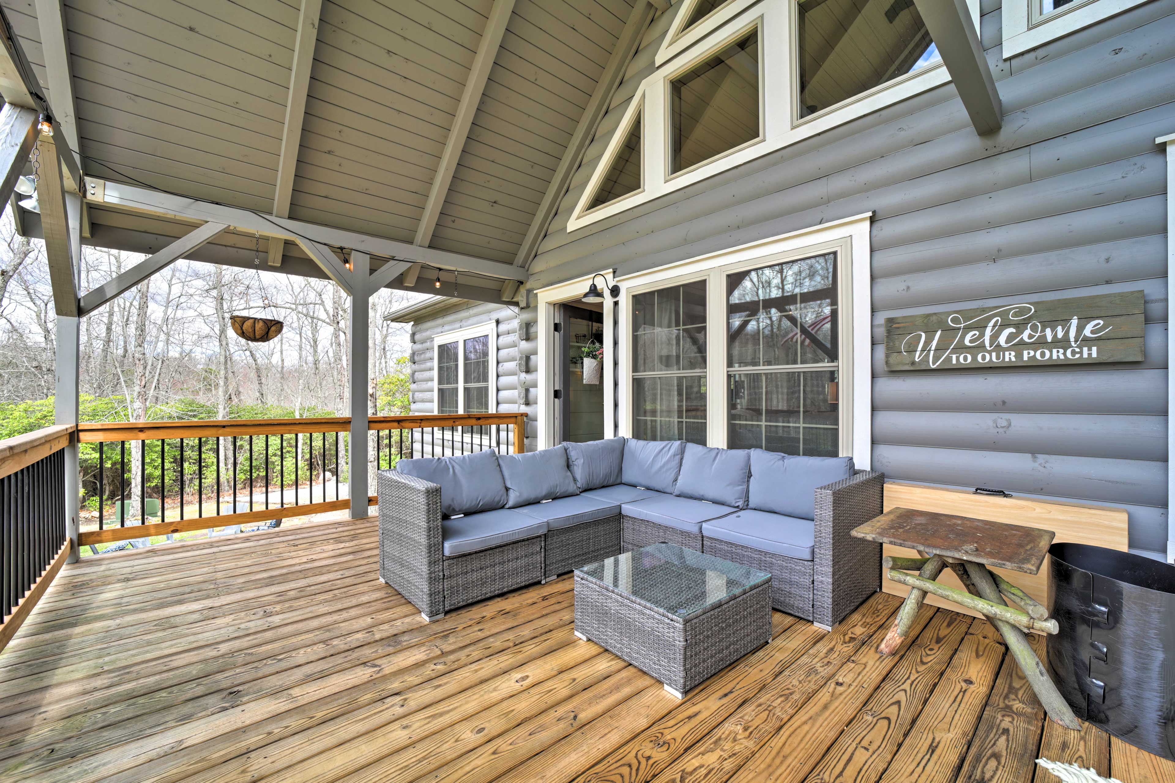 Property Image 2 - Beautiful Lake Toxaway Escape w/ Deck & Fire Pits!