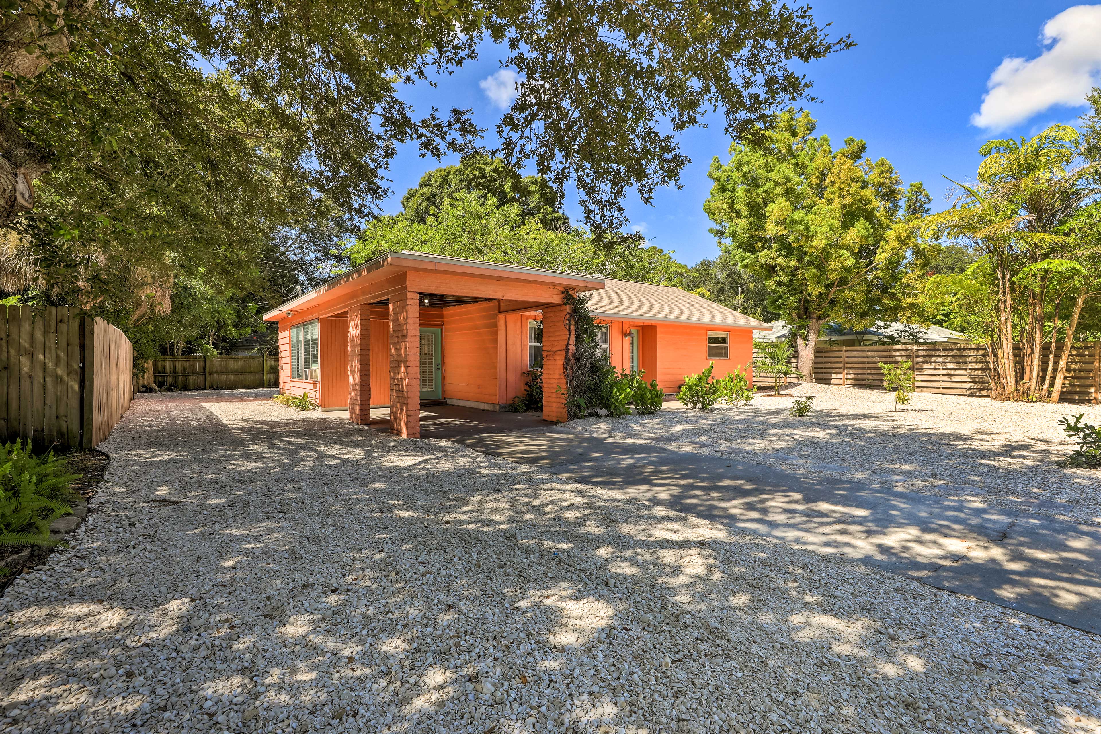 Property Image 1 - Boho-Chic Sarasota Hideaway: Yard & Fire Pit!