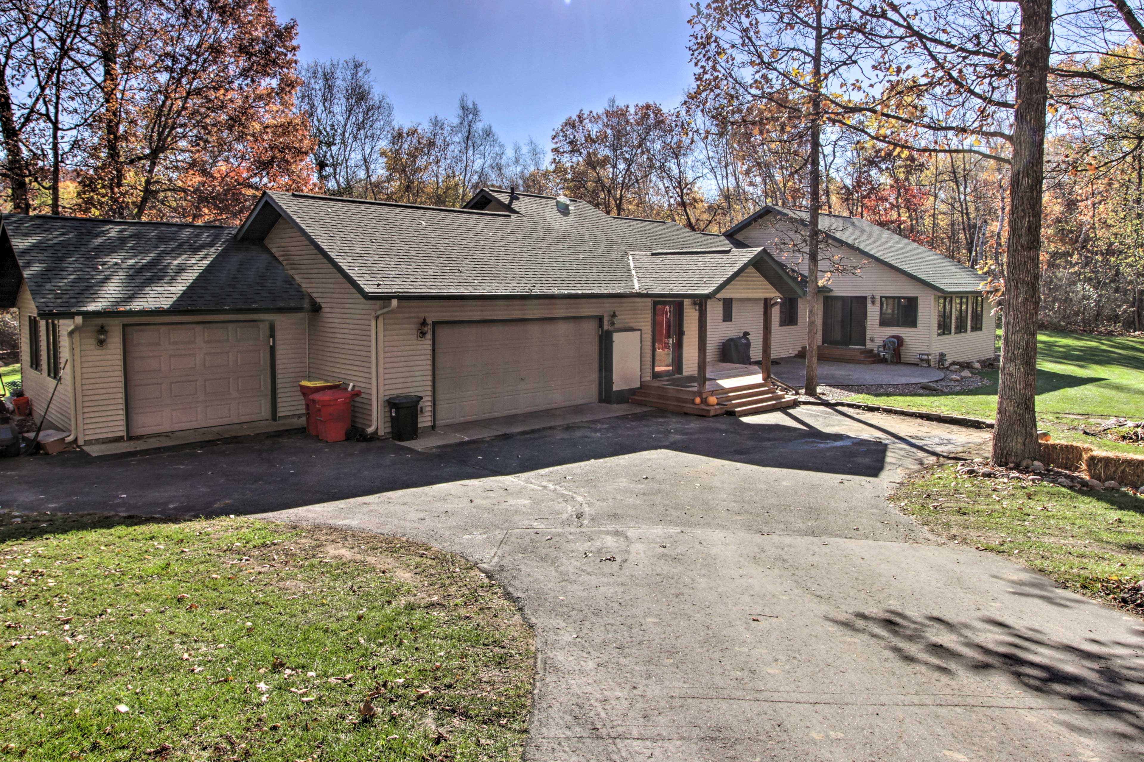 Property Image 1 - Cabin w/ Fire Pit & Movie Room, 1 Mi to Lake