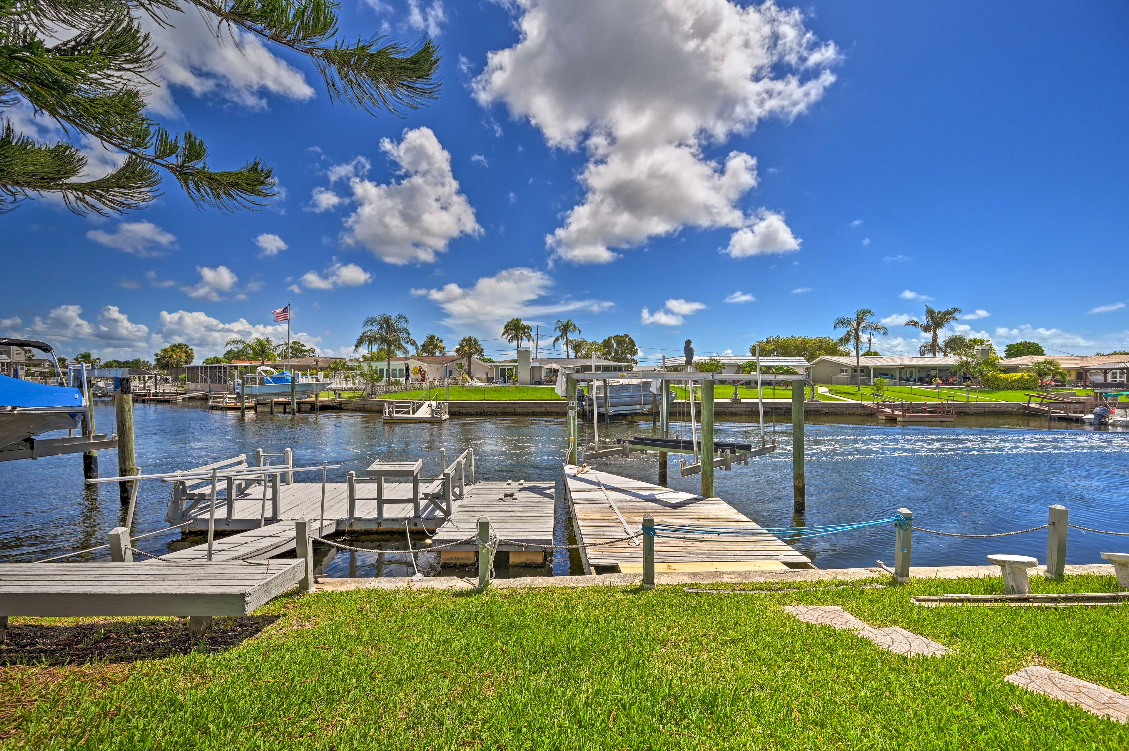 Property Image 2 - Canalfront New Port Richey Home w/ Boat Dock!