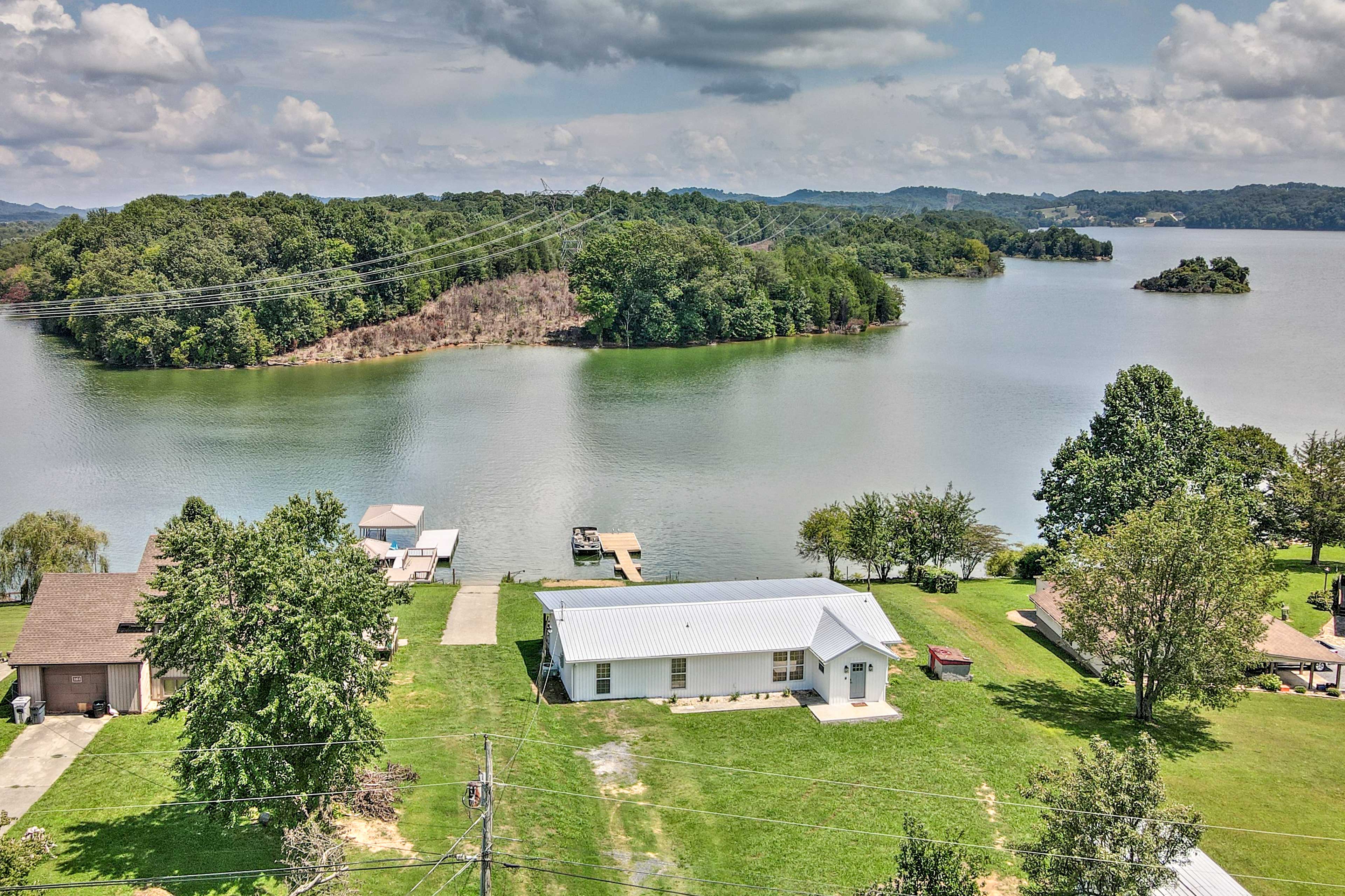 Property Image 2 - Cherokee Lake Home w/ Private Dock & Patio!