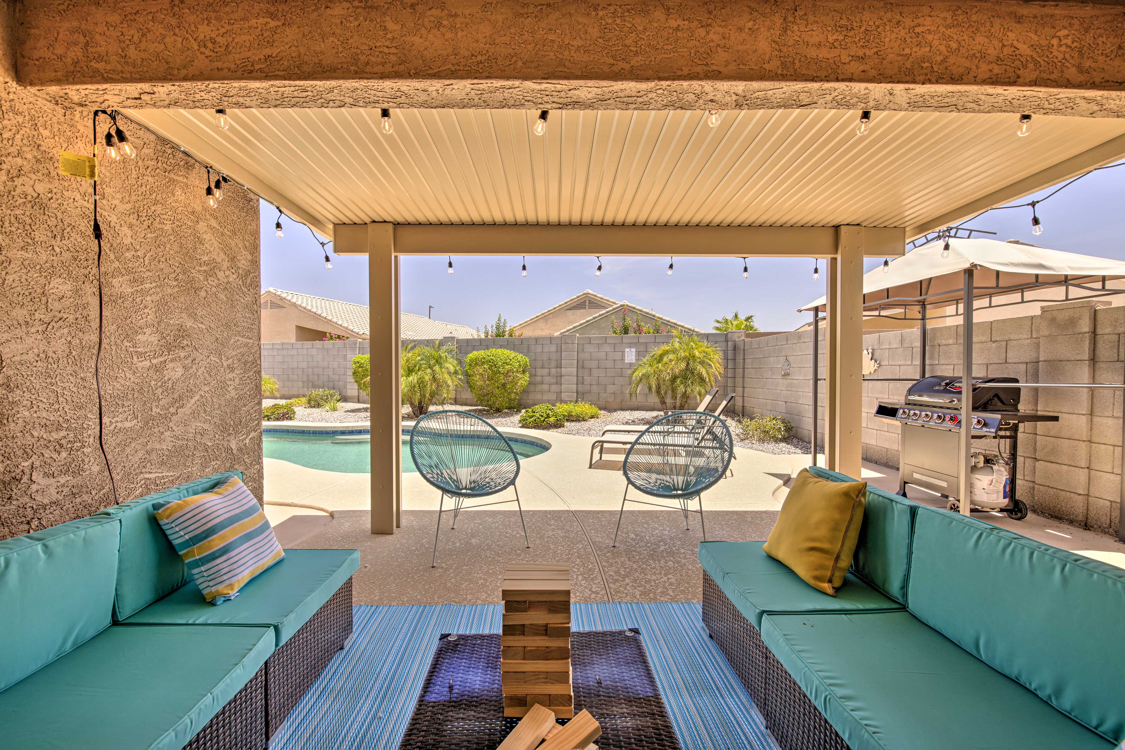 Property Image 2 - Chic Goodyear ’Desert Beach House’ w/ Hot Tub