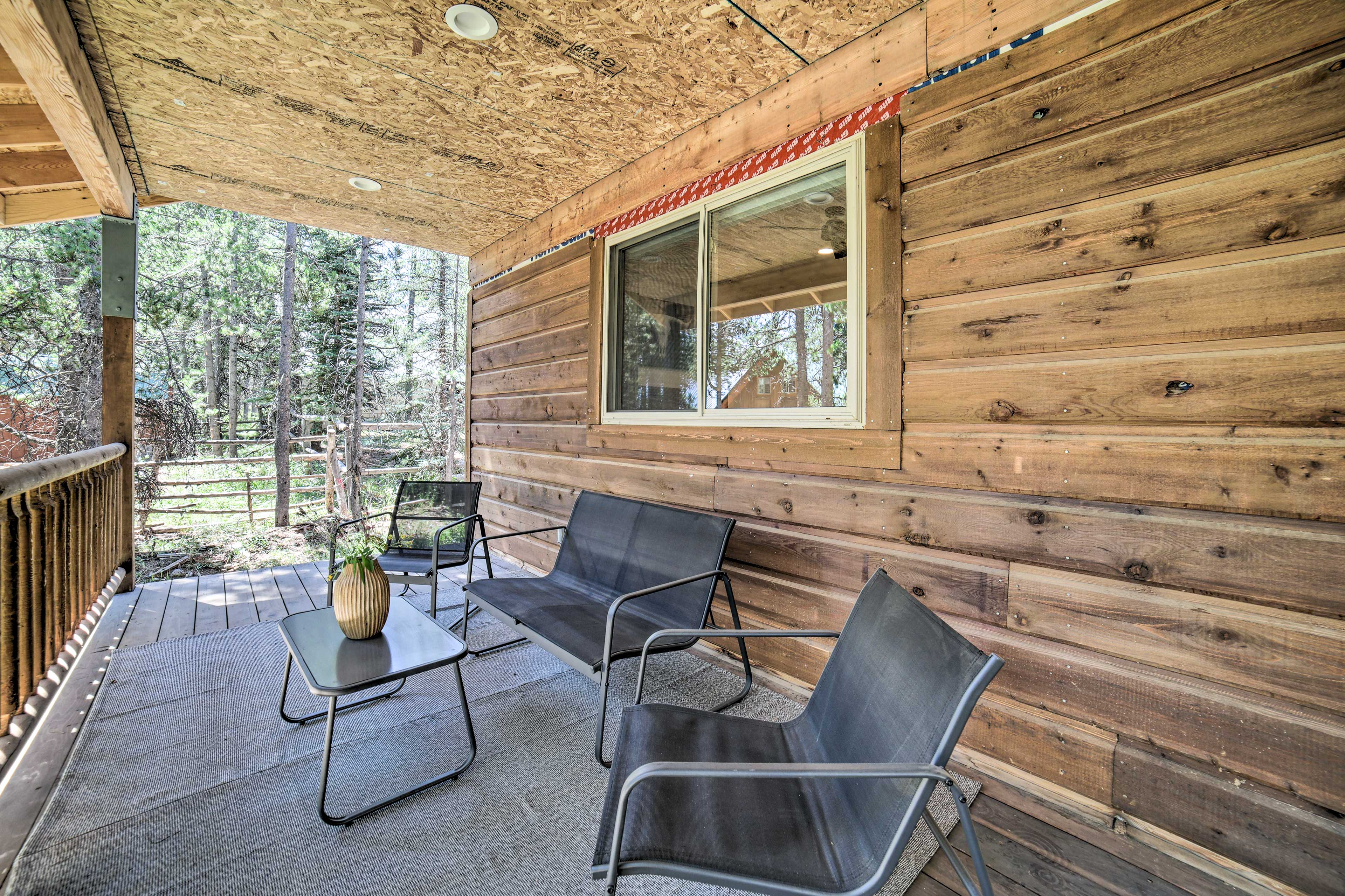 Property Image 2 - Contemporary Cabin w/ Game Room & Fire Pit