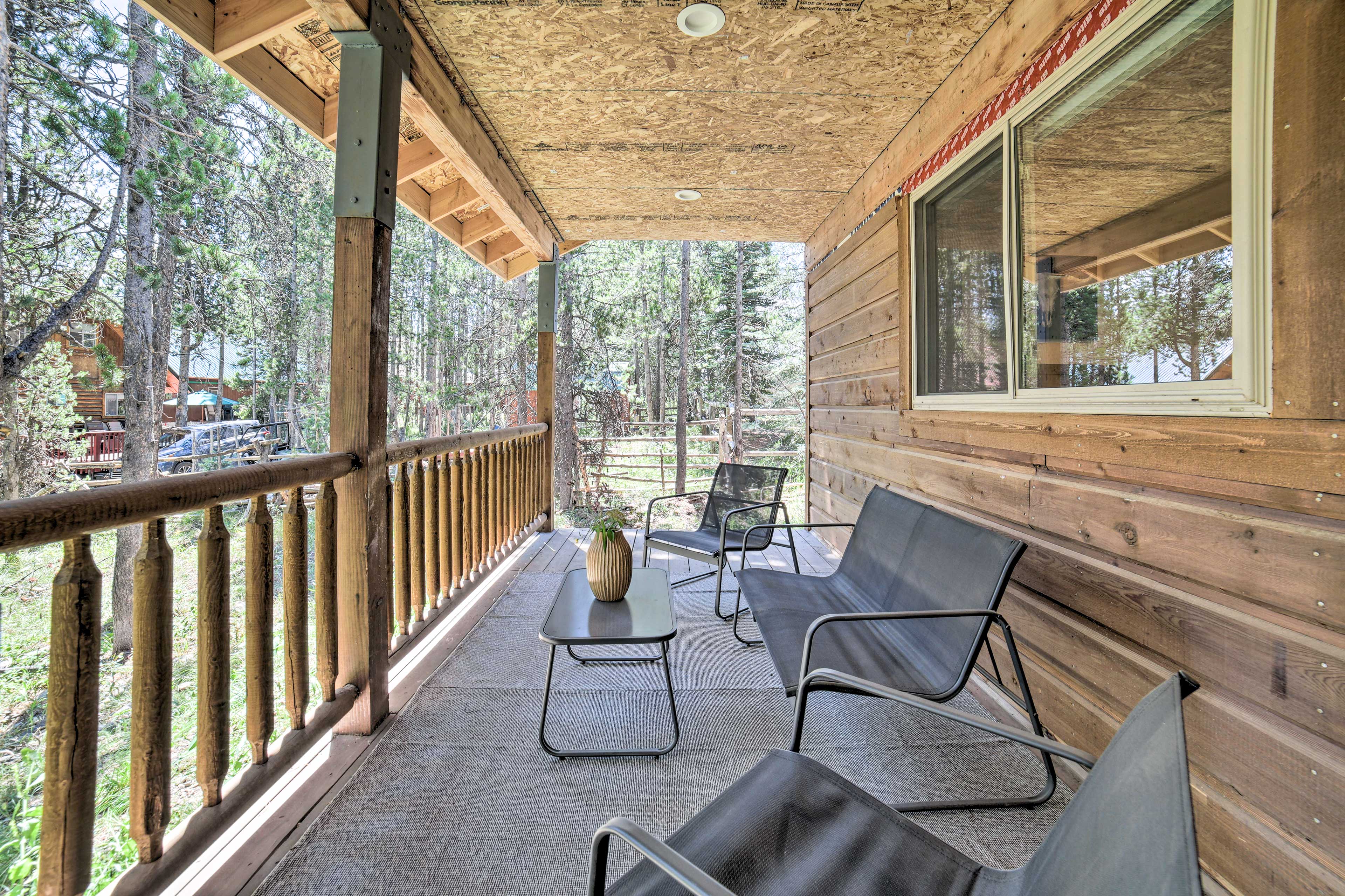 Property Image 1 - Contemporary Cabin w/ Game Room & Fire Pit