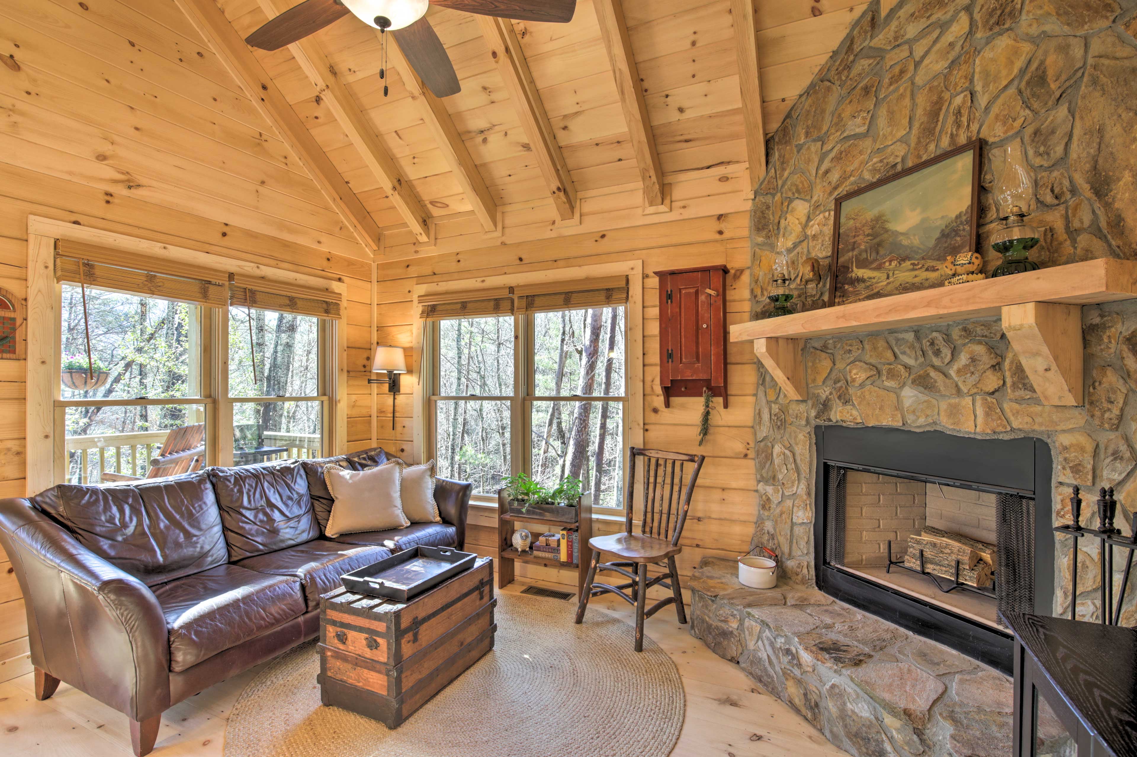 Property Image 1 - Couples Getaway Cabin by Hiking + Waterfalls!