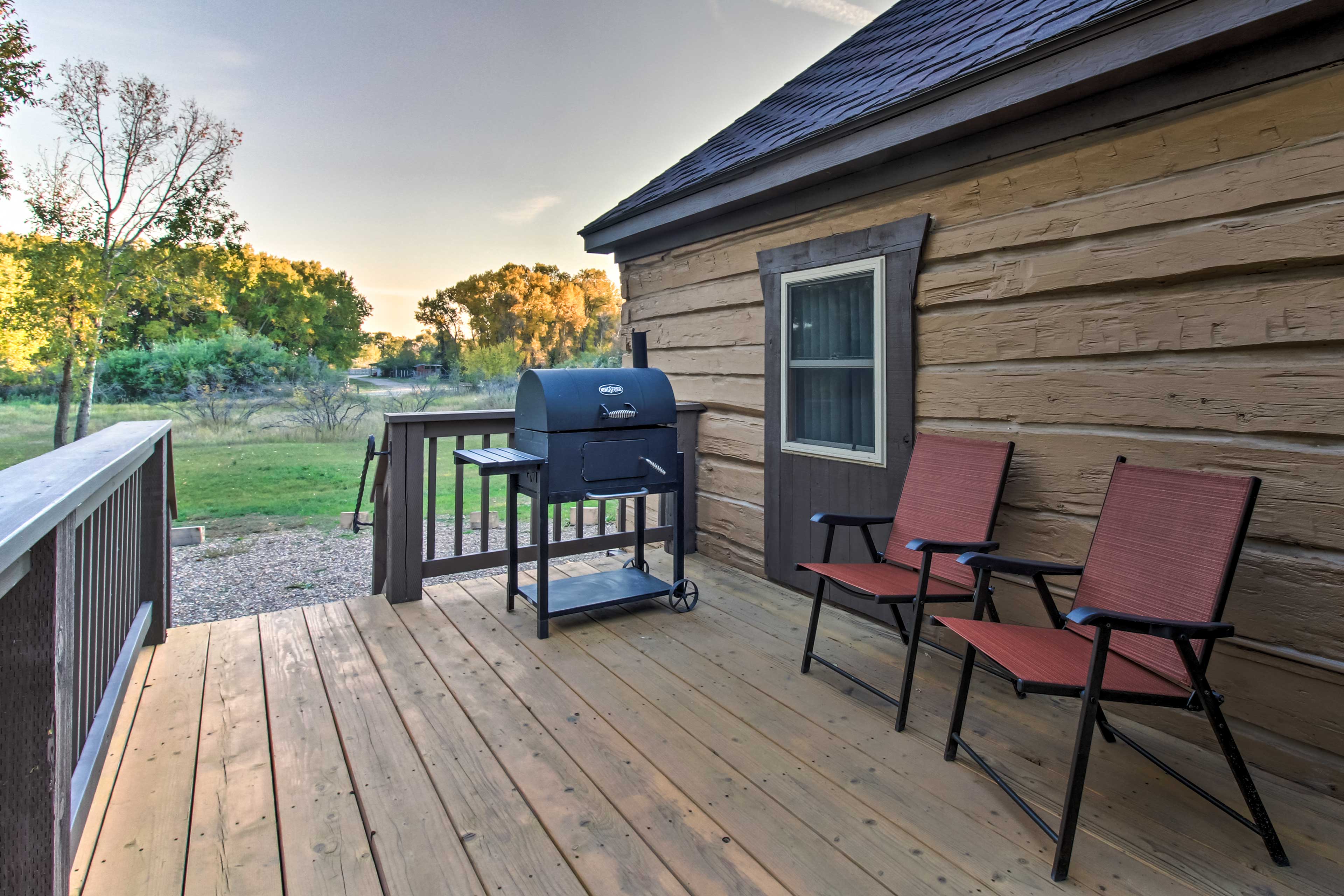 Property Image 2 - Cozy Augusta Cabin w/ Furnished Deck & Grill!