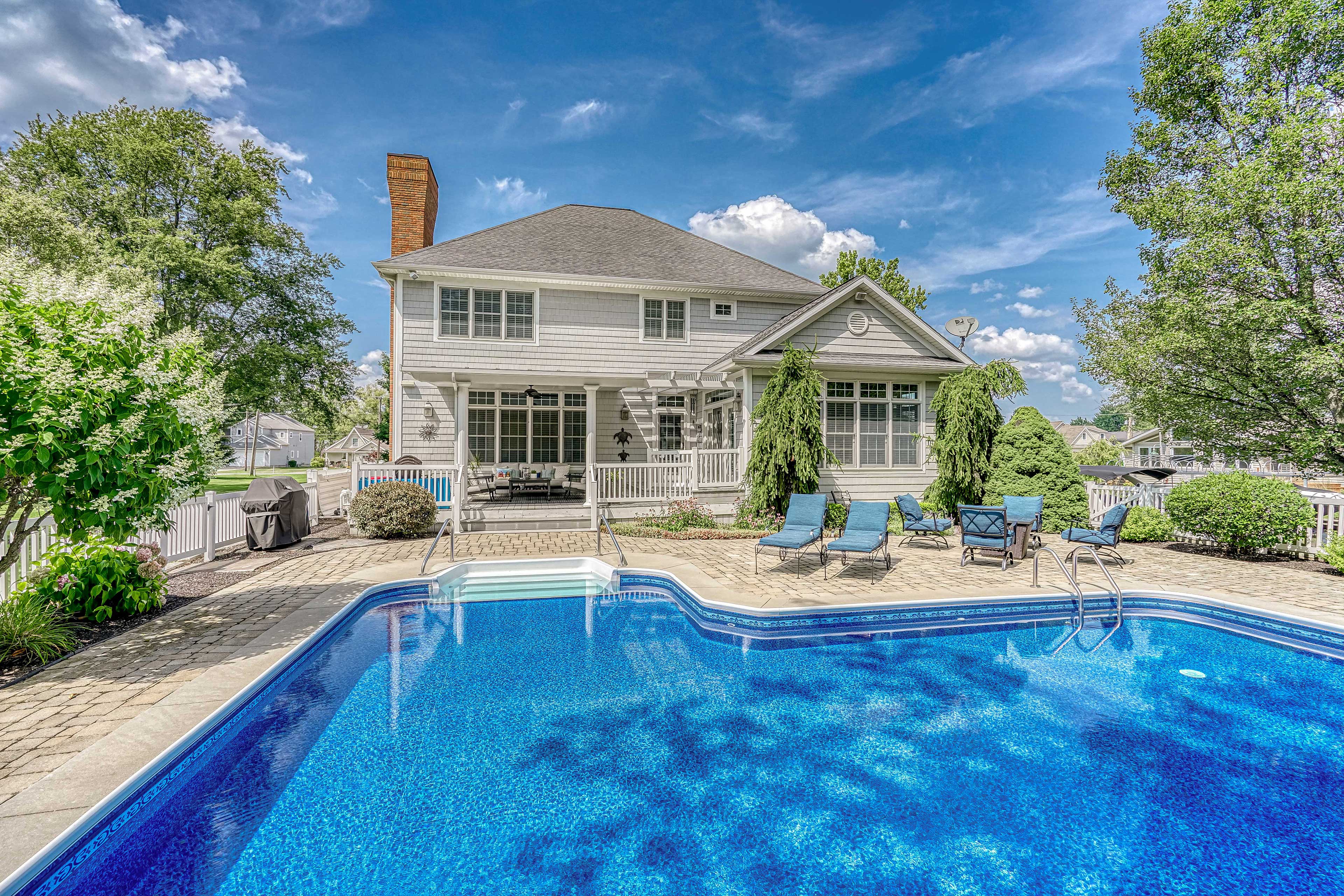 Property Image 2 - Executive Home w/ Heated Pool on Lake Wawasee