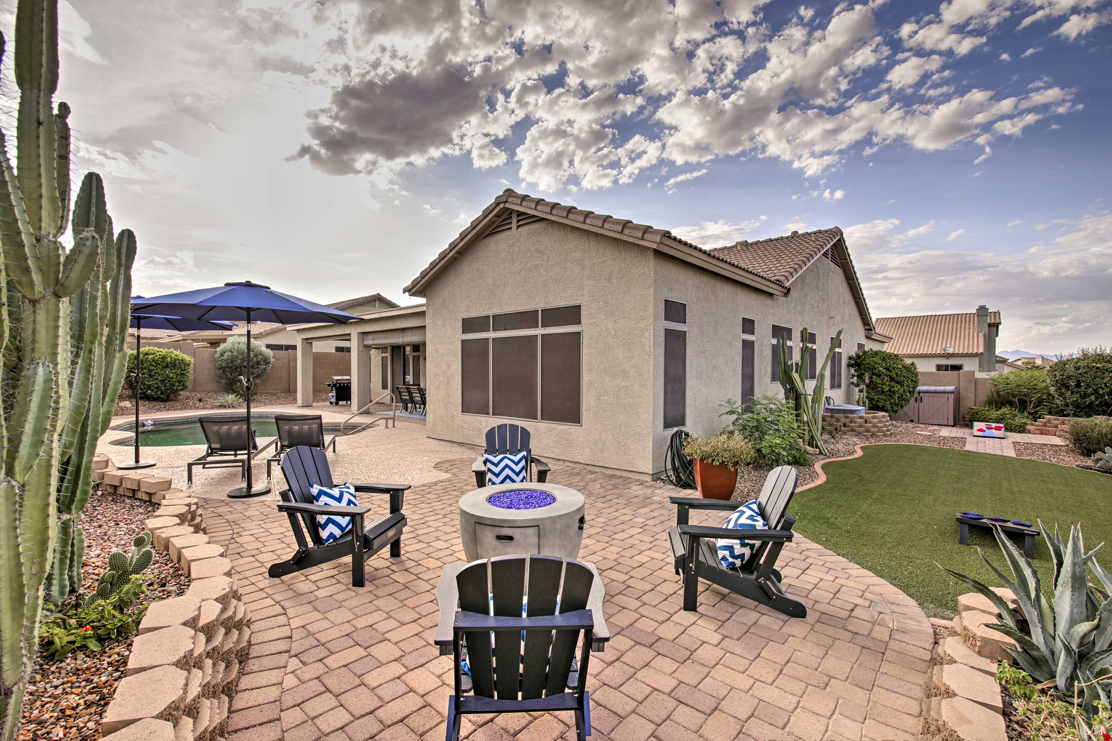 Property Image 1 - Estrella Mountain Home w/ Fire Pit & Outdoor Oasis