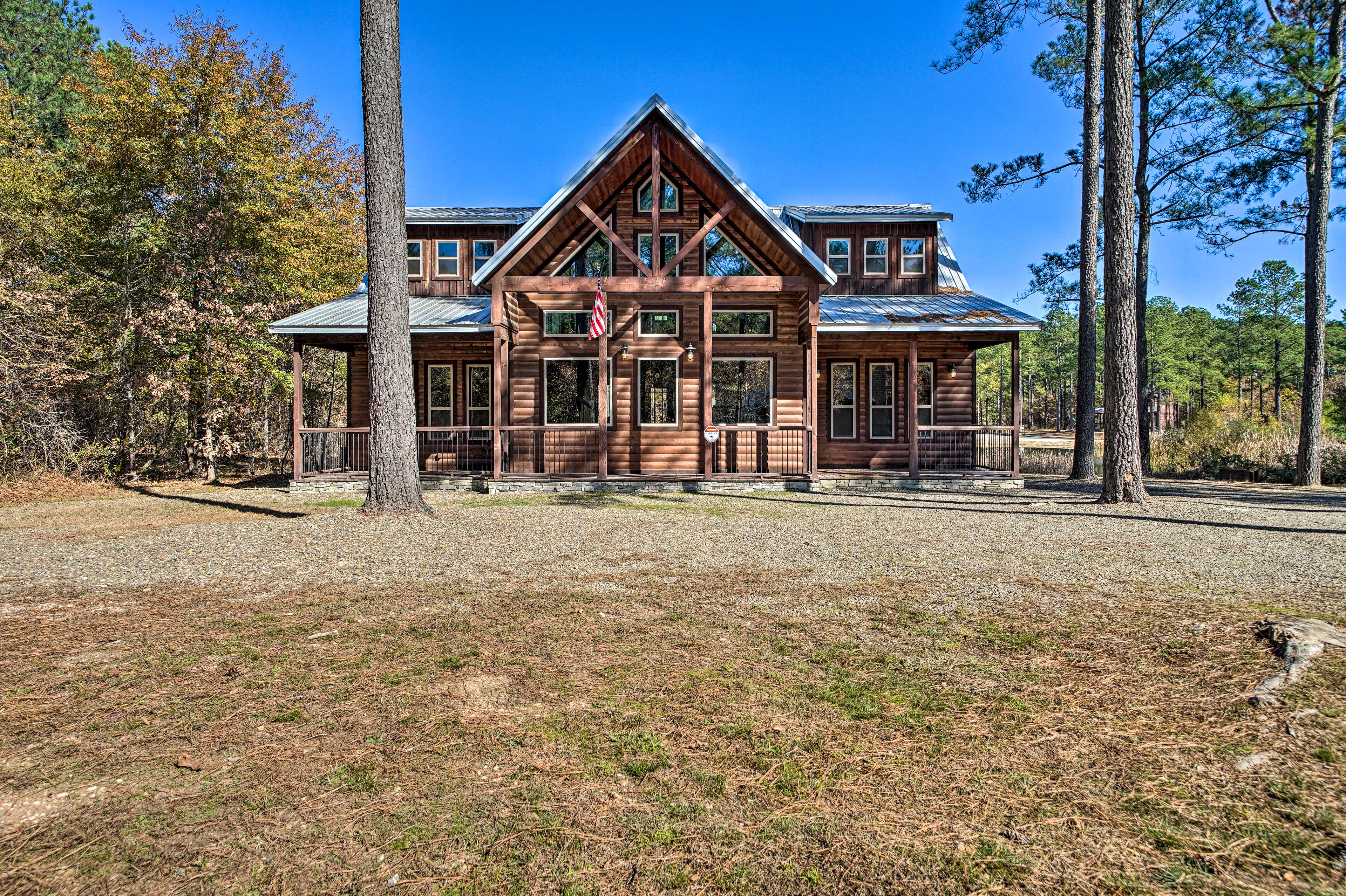 Property Image 1 - Family-Friendly Broken Bow Cabin w/ Hot Tub!